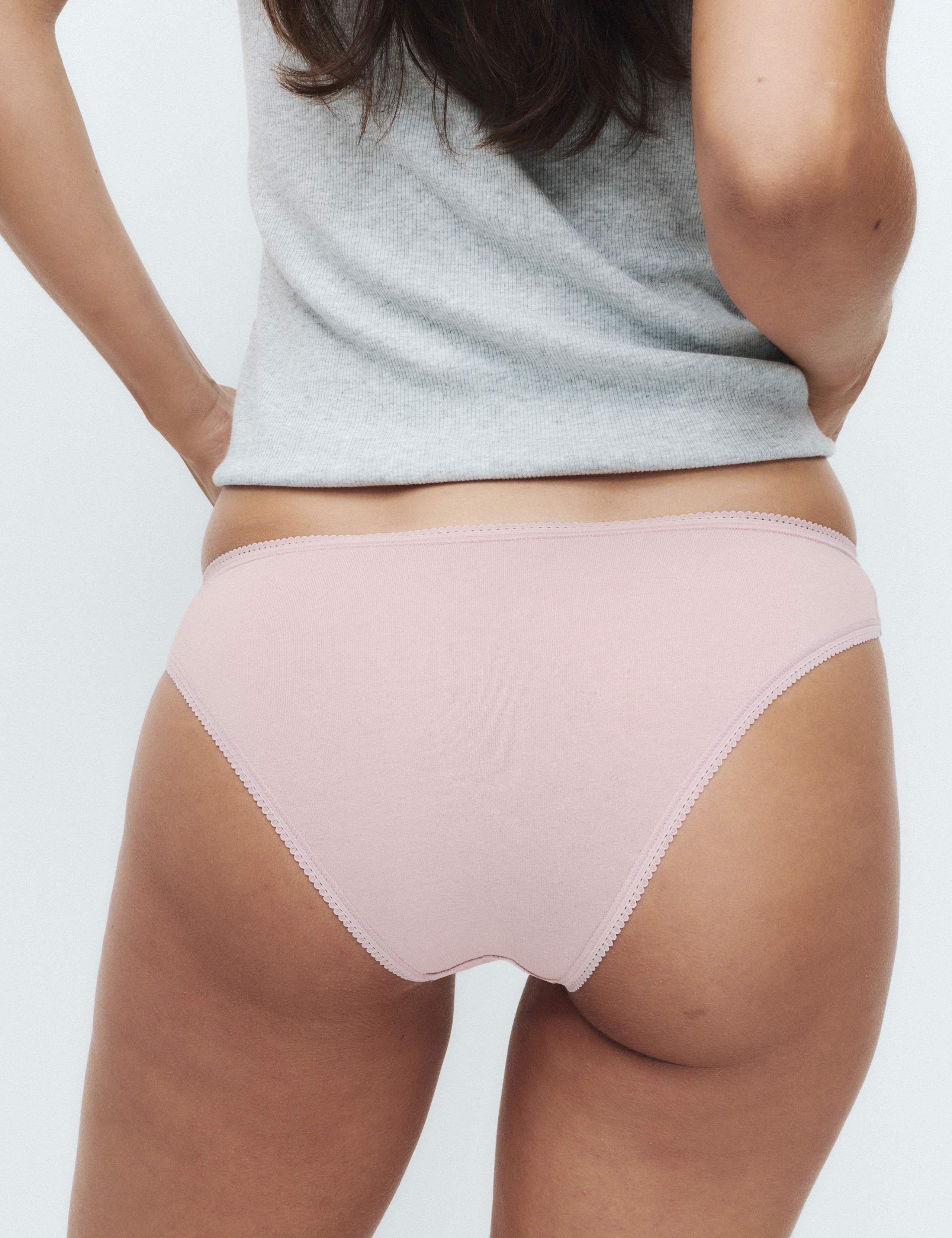 5 Pack Cotton Lycra® Brazilian Knickers 4 of 4