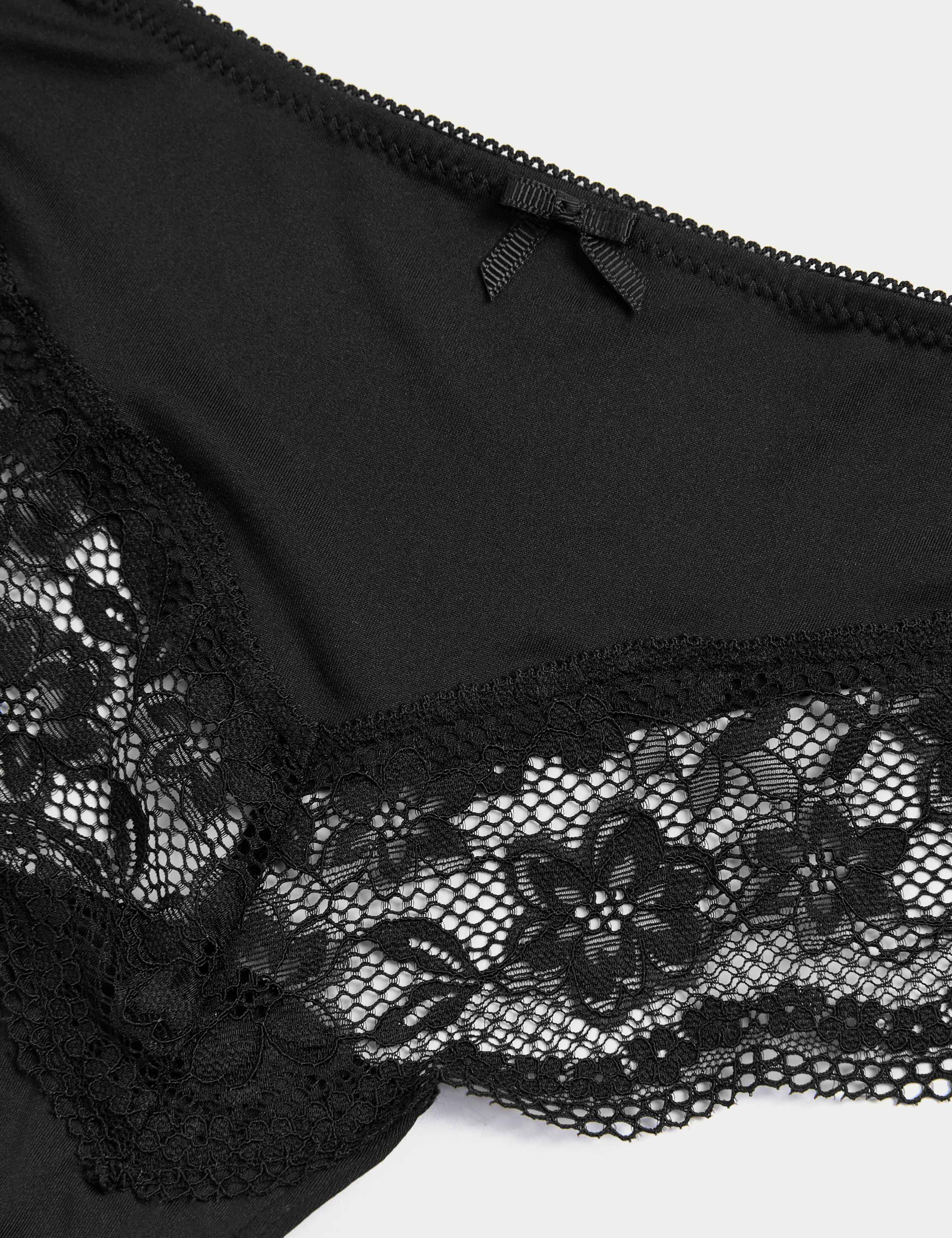 3 Pack Jasmine Lace Trim Brazilian Knickers 6 of 6