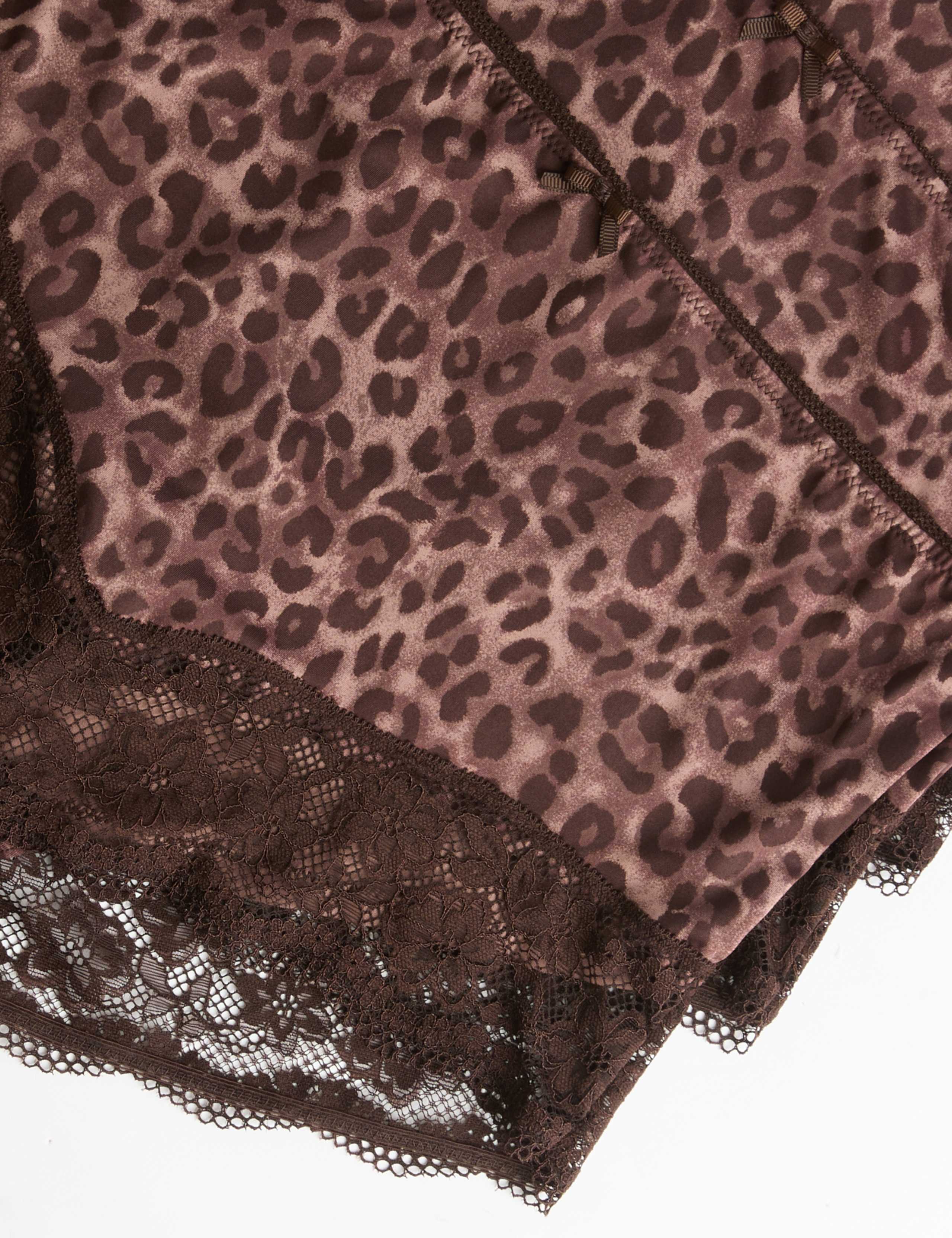 3pk Leopard Print Lace Trim Full Briefs 5 of 5