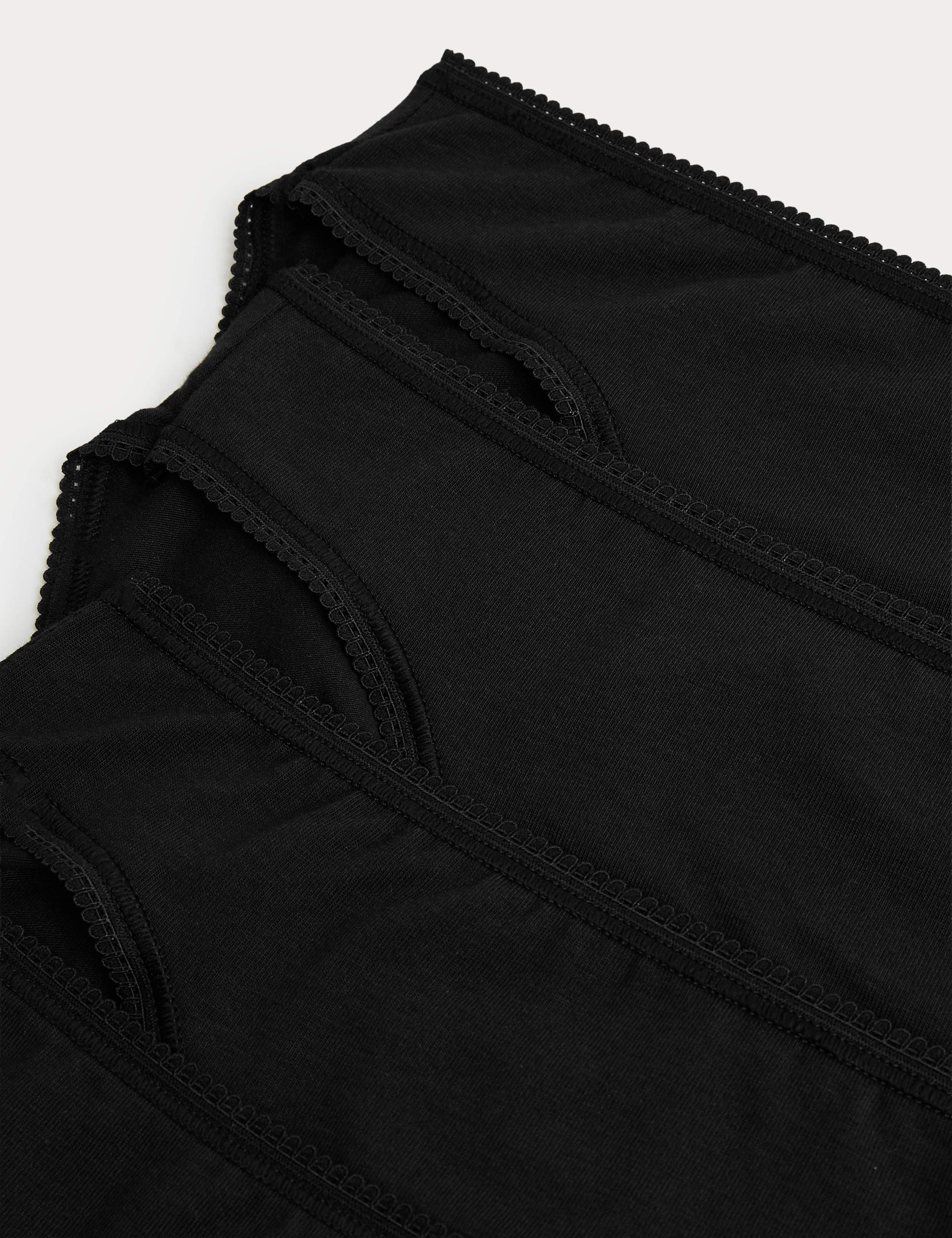5 Pack Cotton High Leg Knickers 6 of 6