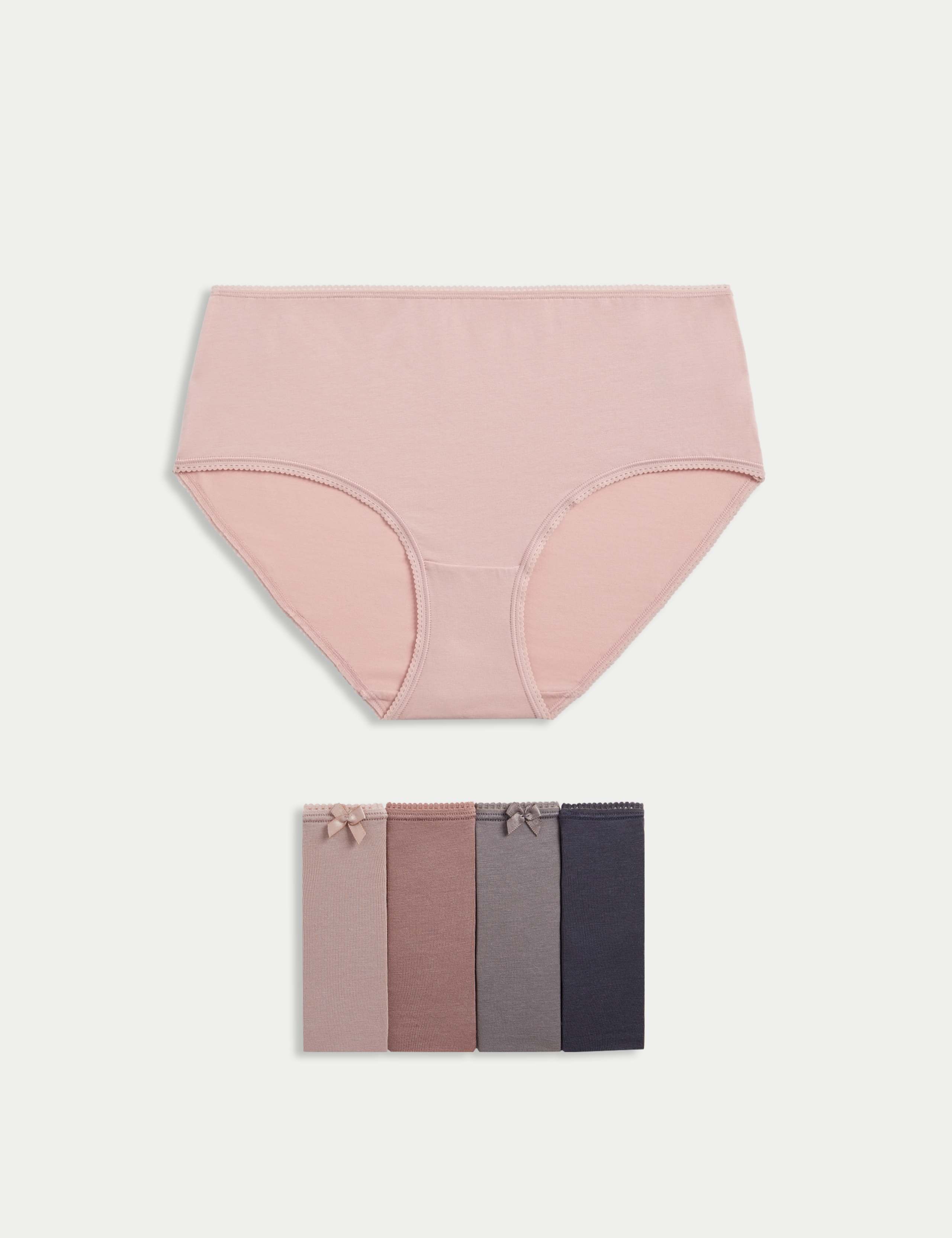 5pk Cotton Lycra® High Rise Shorts 1 of 5