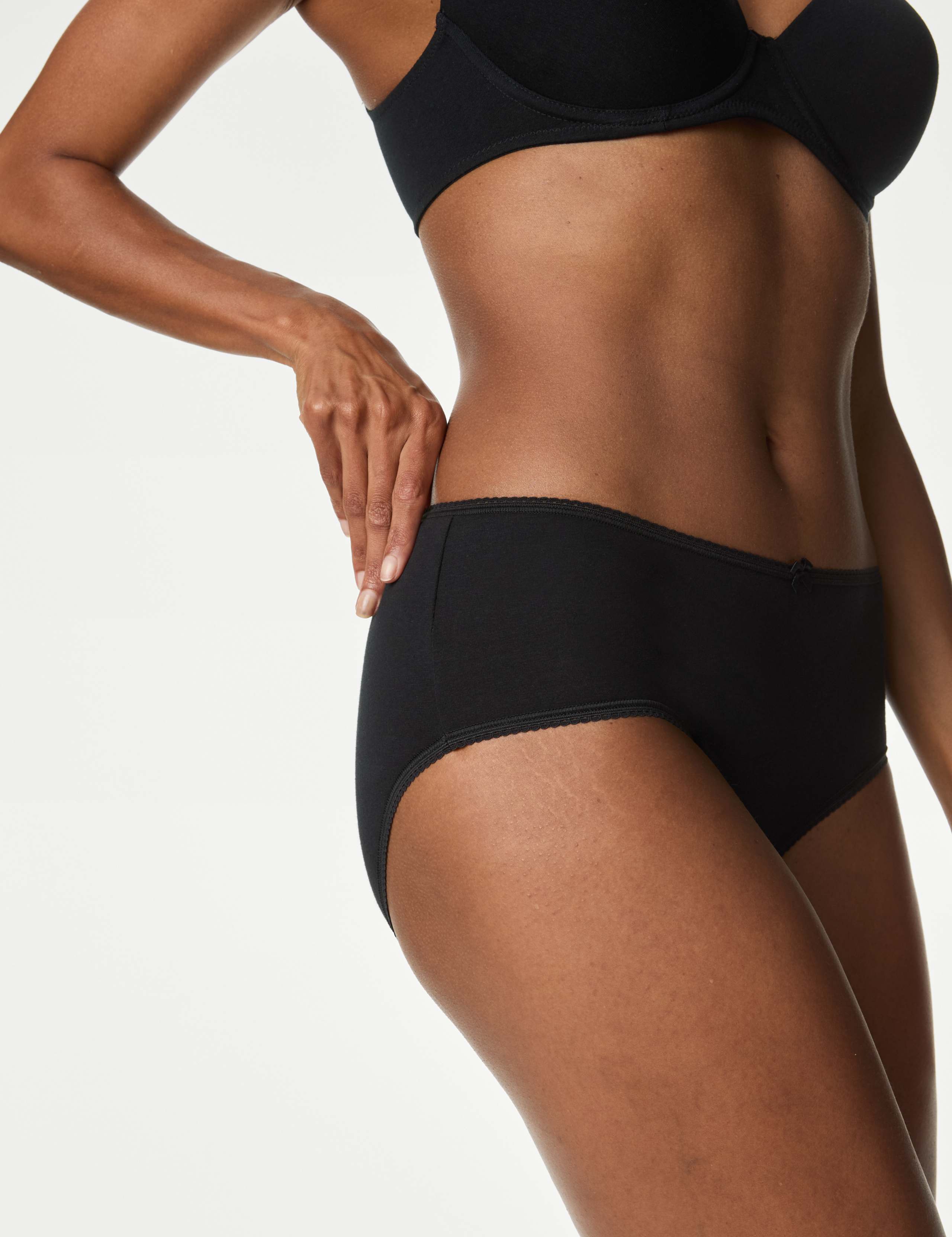 5pk Cotton Lycra® High Rise Shorts 3 of 6