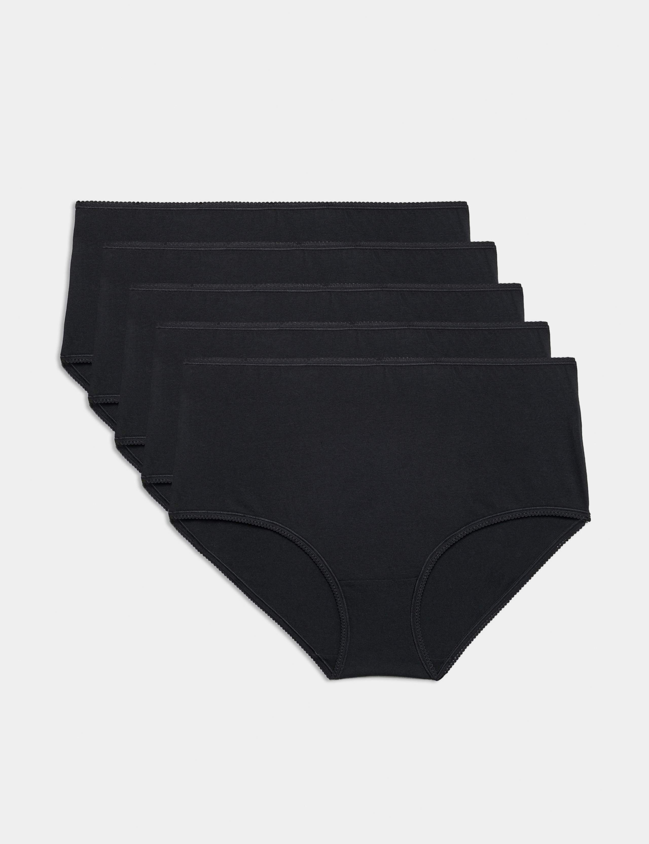 5 Pack Cotton Lycra® Full Briefs 1 of 2