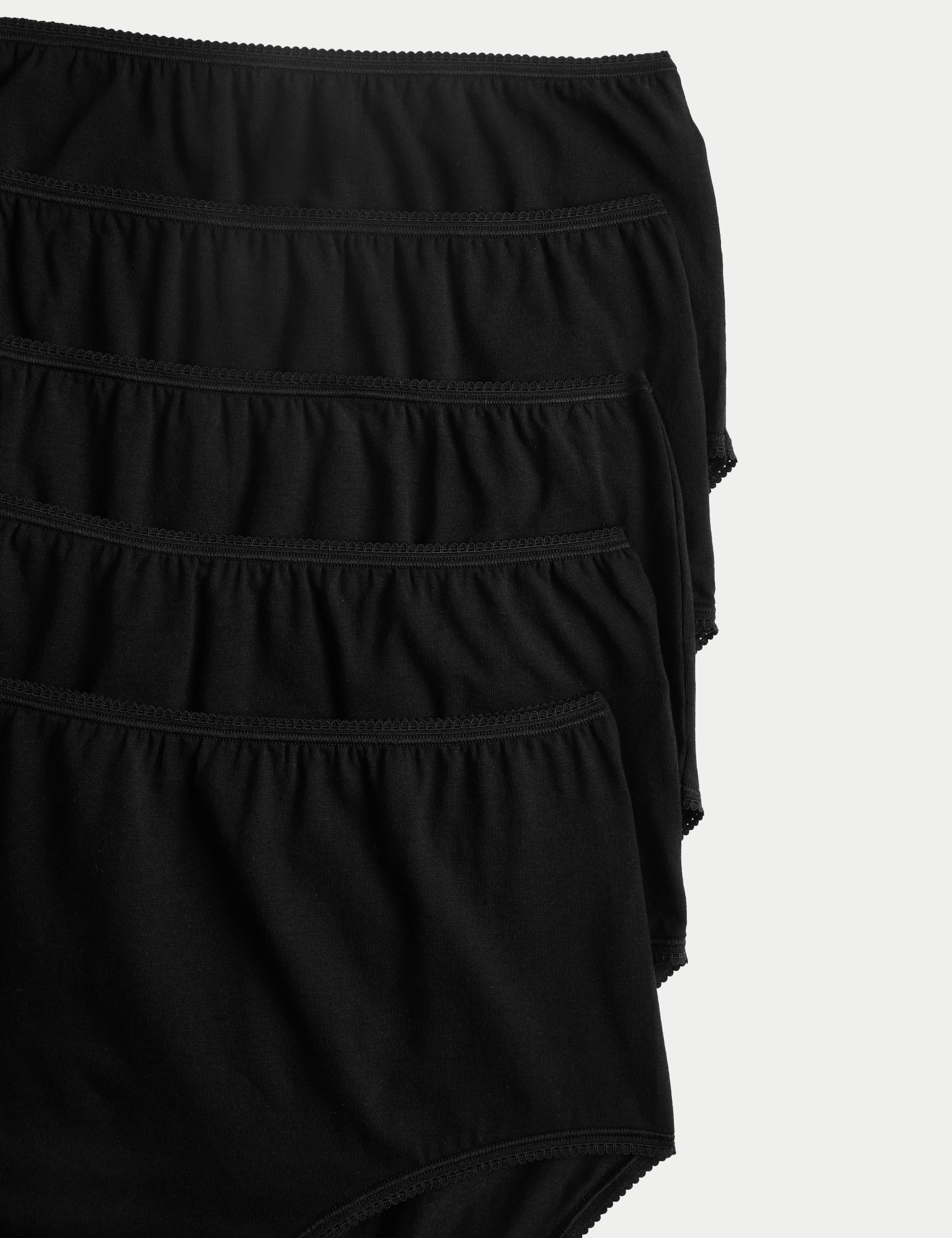 5 Pack Cotton Lycra® Full Briefs 2 of 2