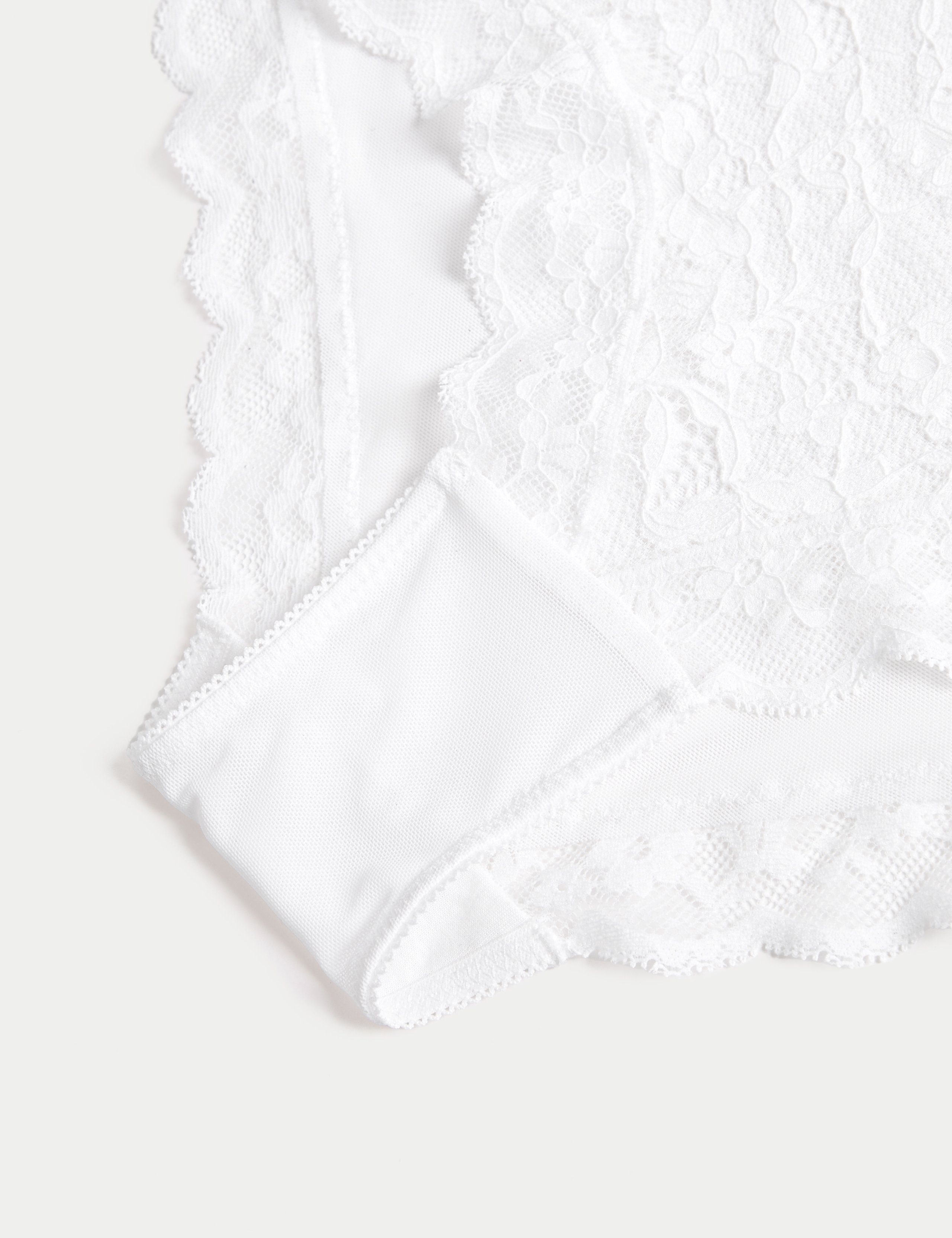 3pk Lace High Rise Short 5 of 5