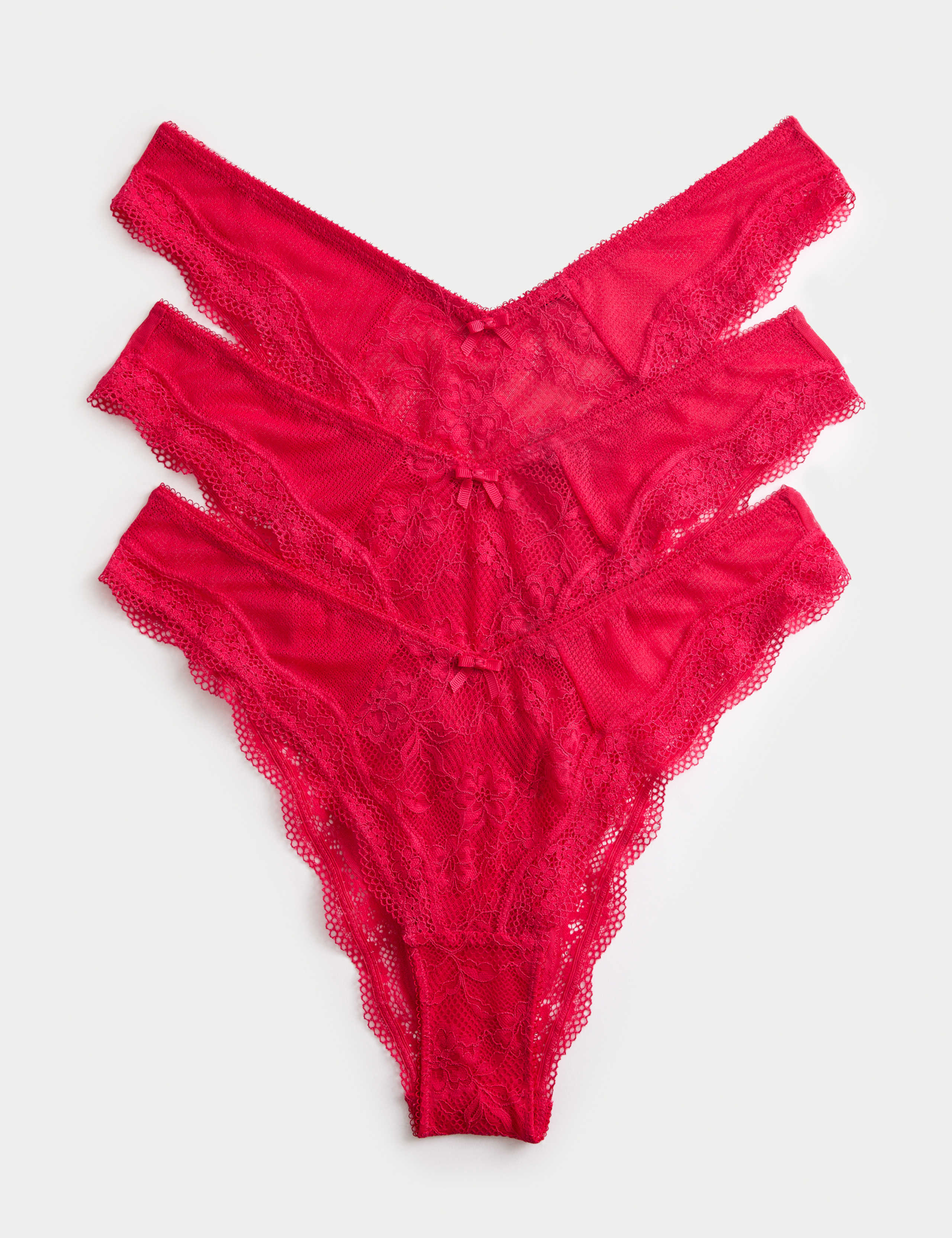 3pk Jasmine Lace Miami Knickers 1 of 5