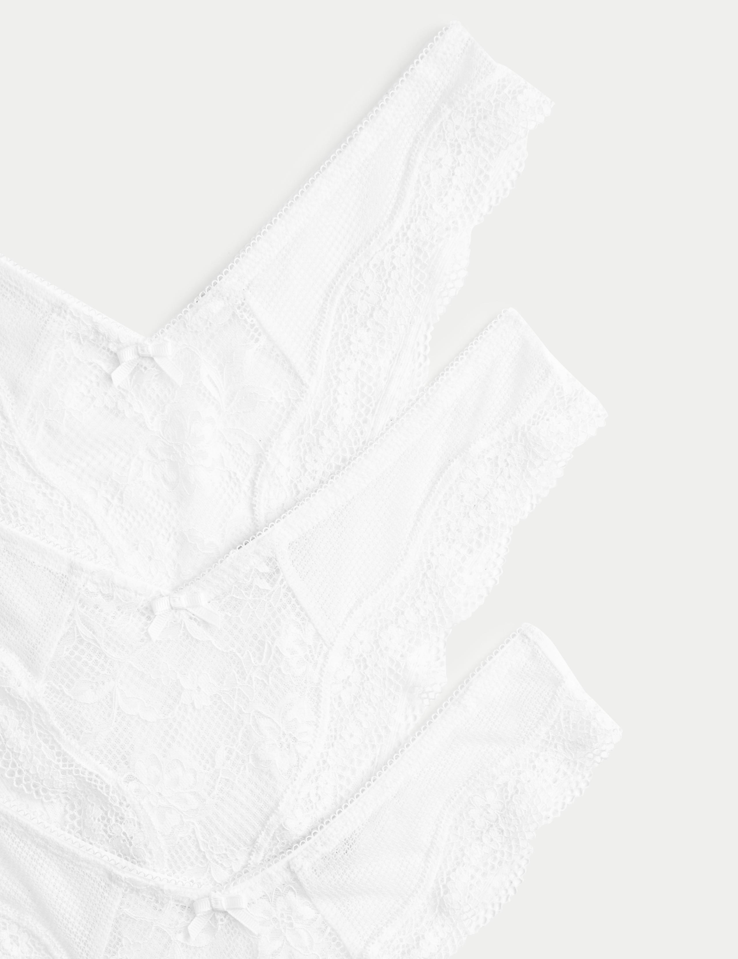 3pk Jasmine Lace Miami Knickers 5 of 5