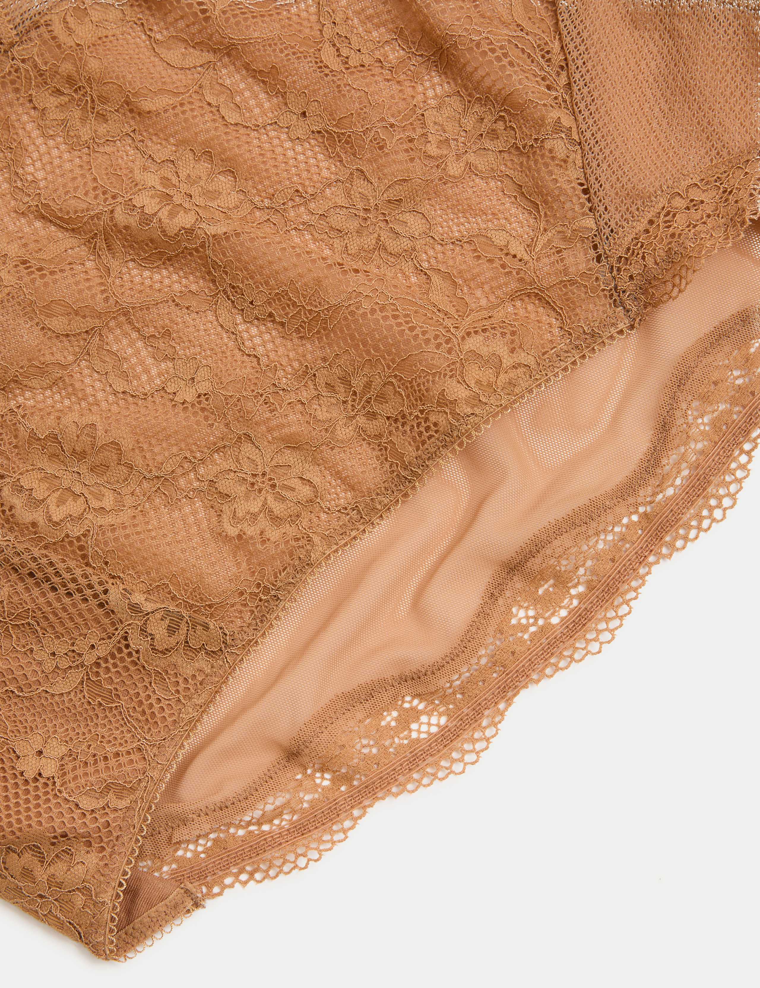 3pk Jasmine Lace High Waisted High Leg Knickers 5 of 5