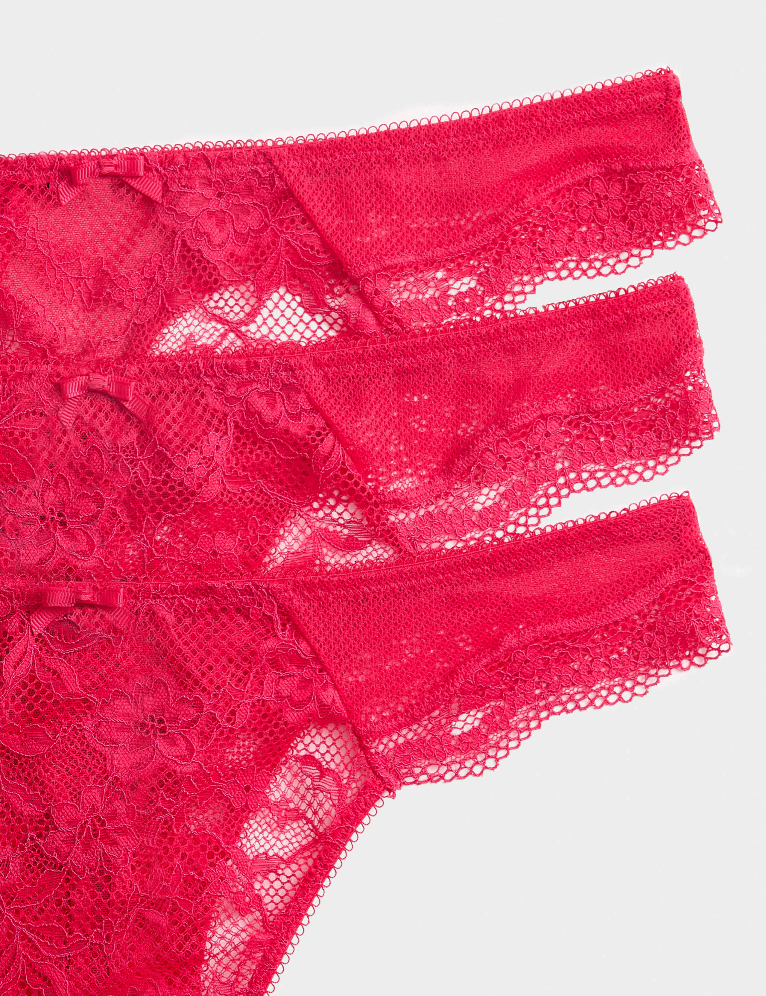 3pk Jasmine Lace Thongs 5 of 5