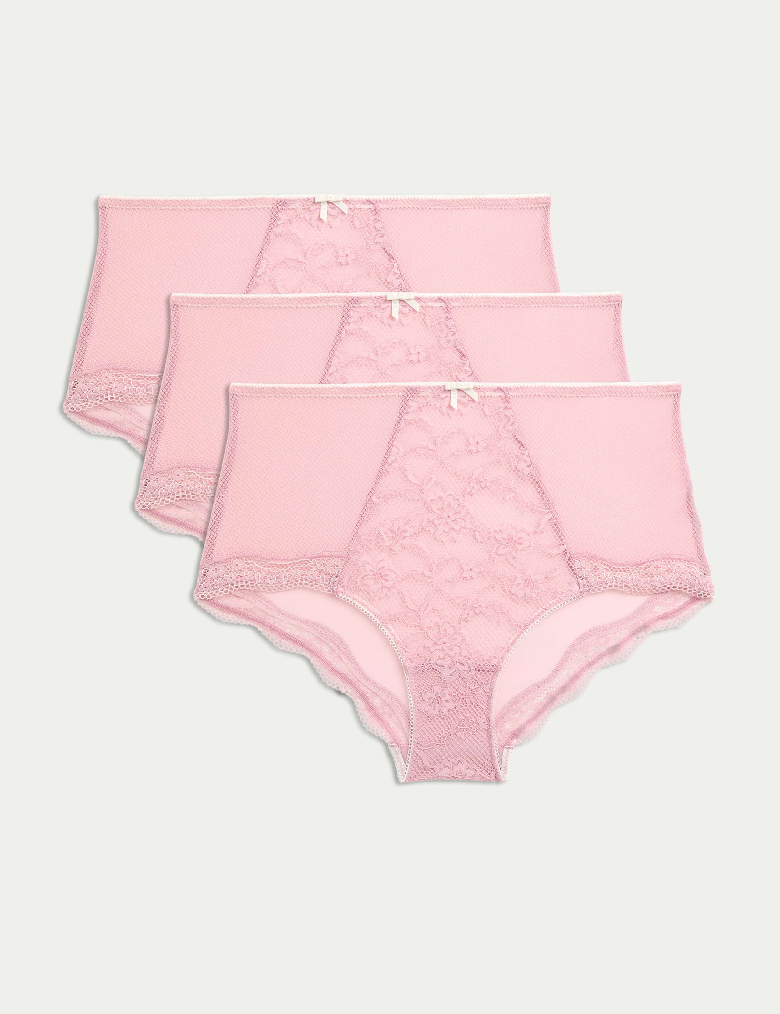 3pk Jasmine Lace High Rise Shorts 1 of 5
