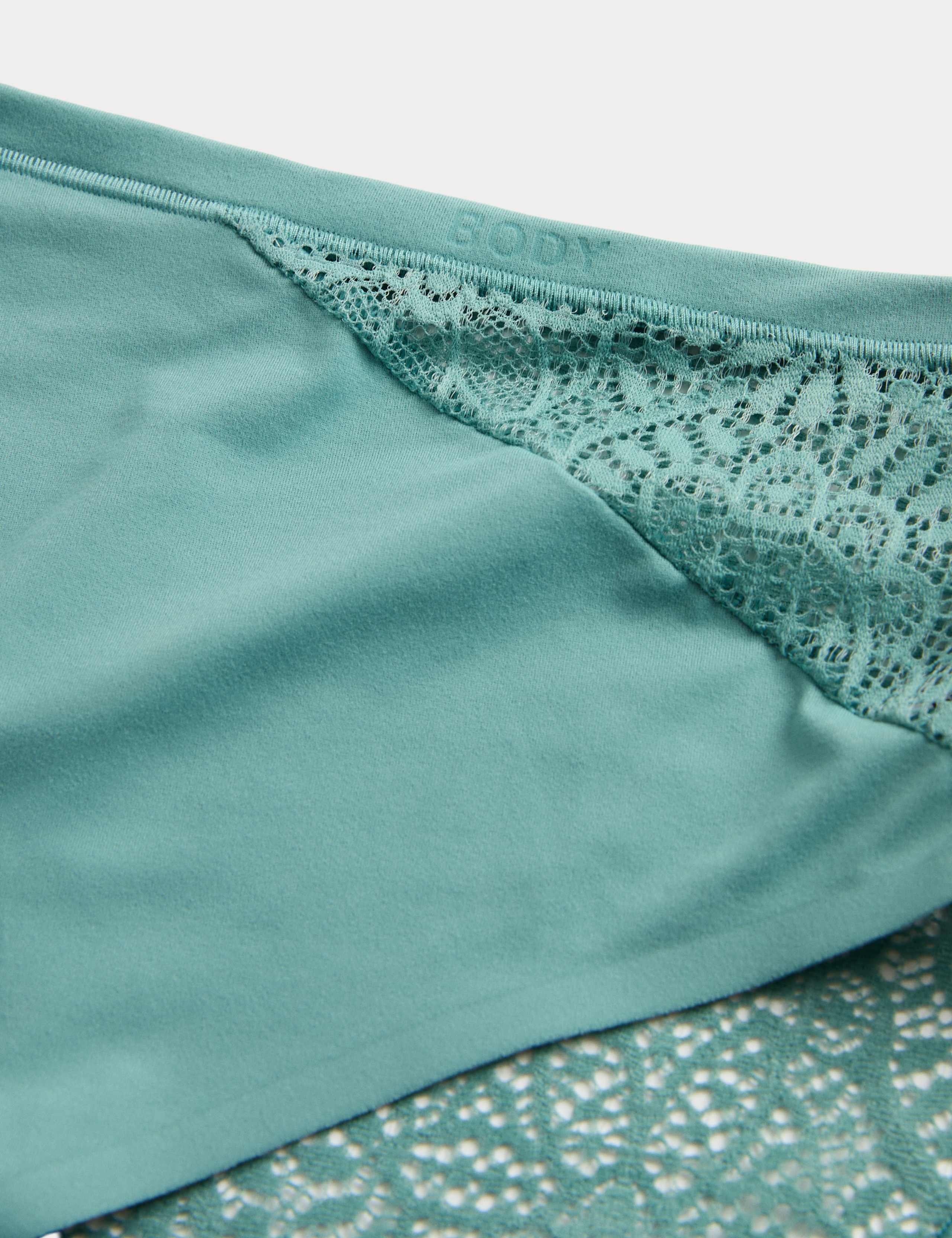 3pk Body Soft™ High Waisted Brazilian Knickers 5 of 5