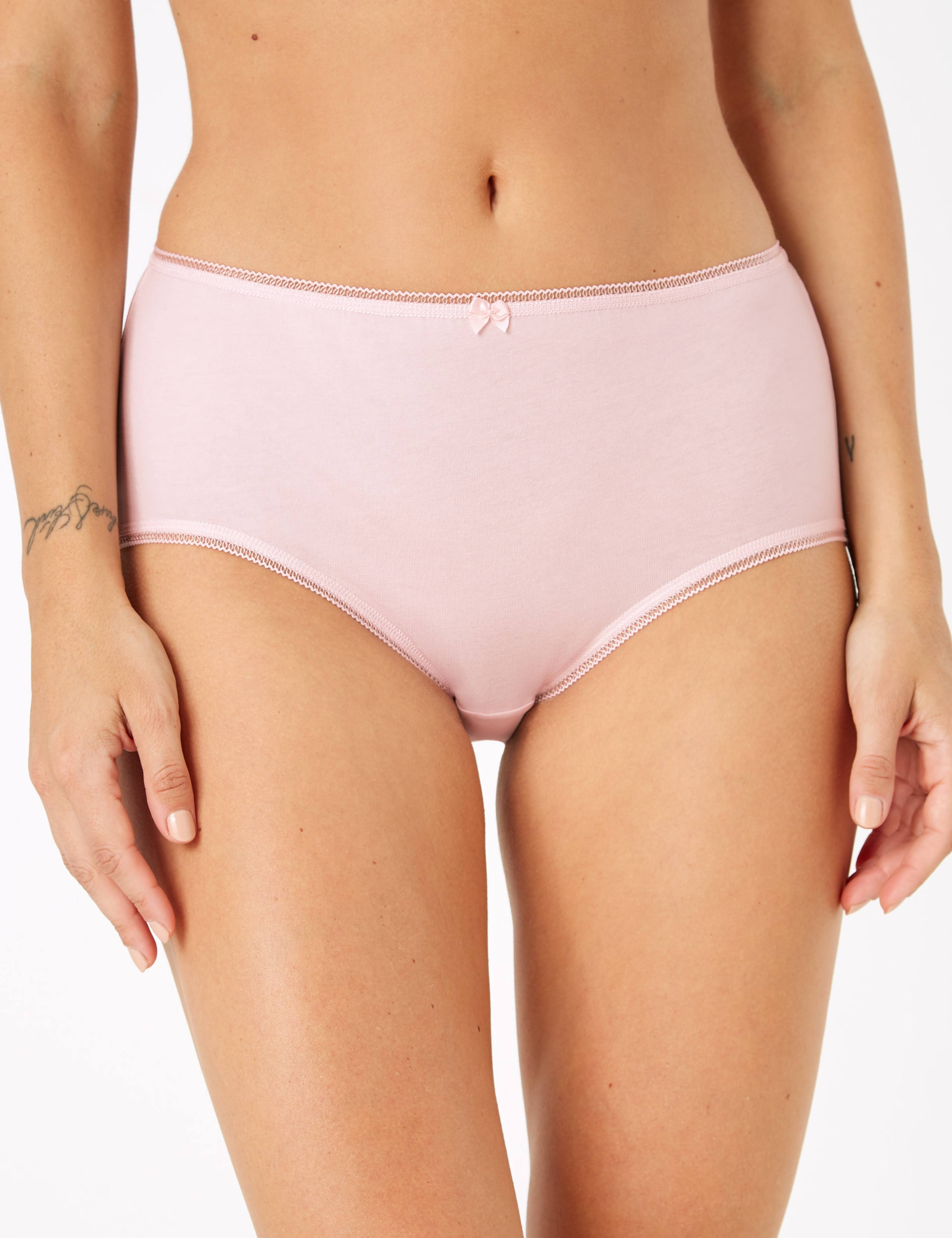 5pk Cotton Lycra® Midi Knickers 2 of 4