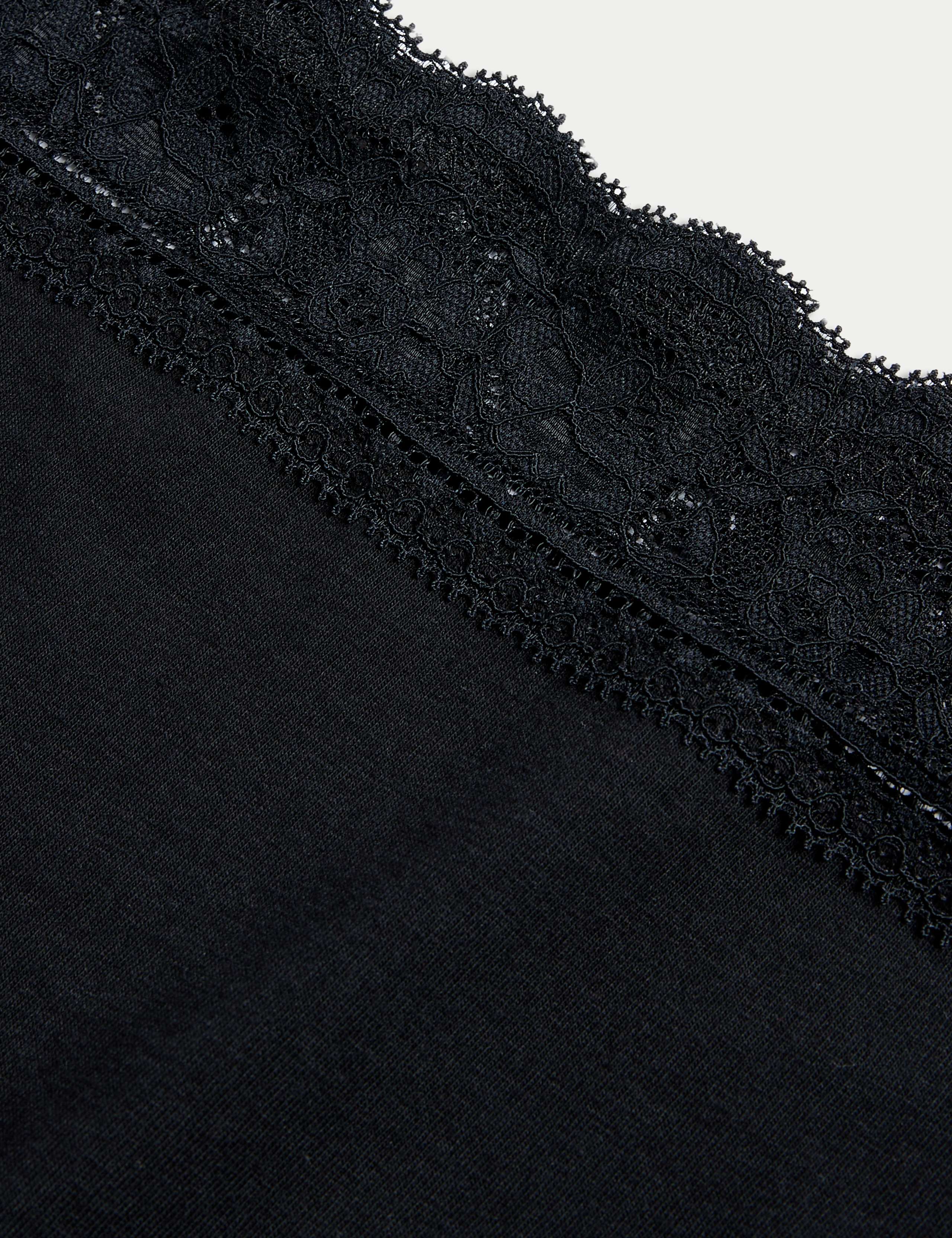 5pk Cotton Lycra® & Lace Full Briefs 5 of 5