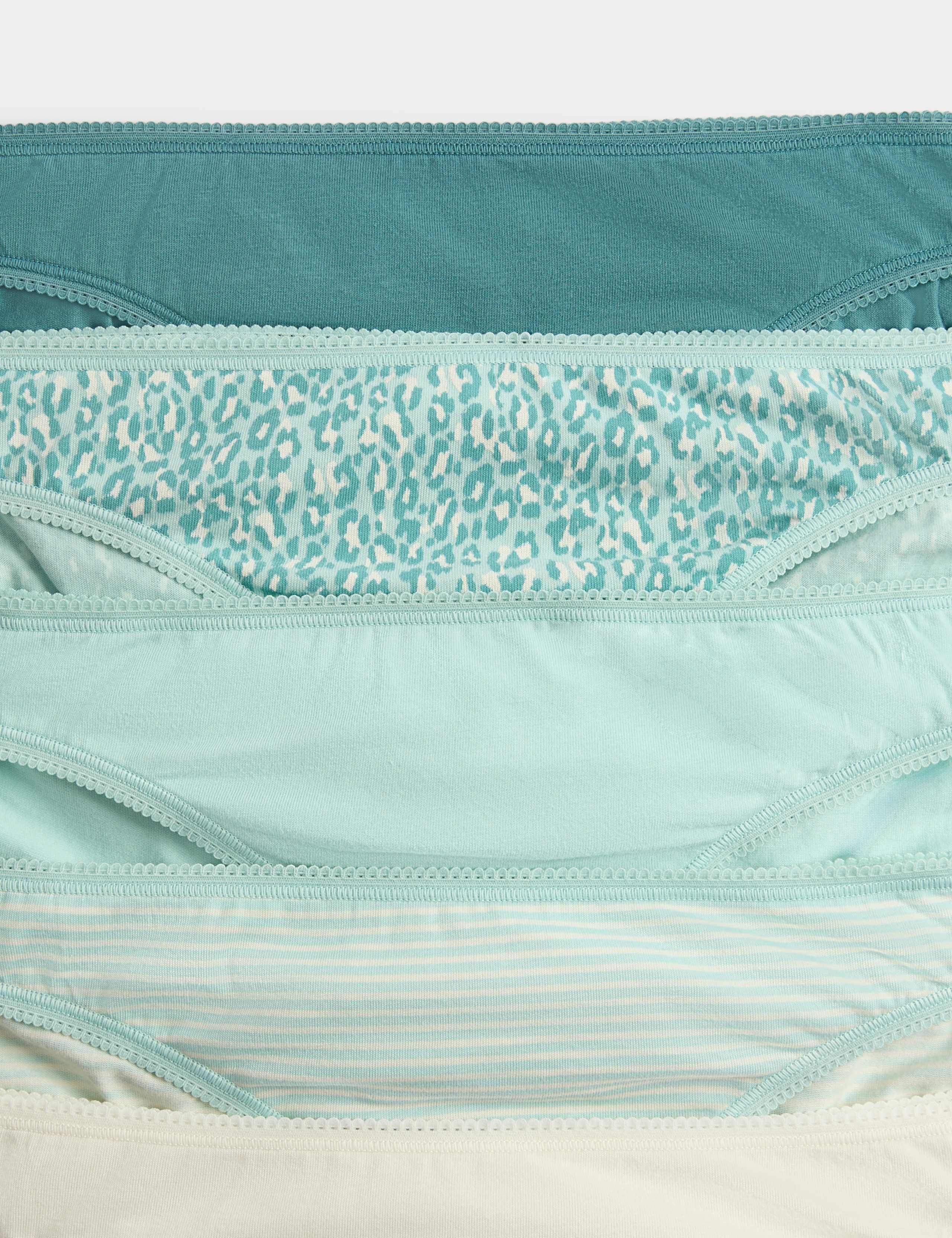 5pk Cotton Lycra™ Bikini Knickers 5 of 5