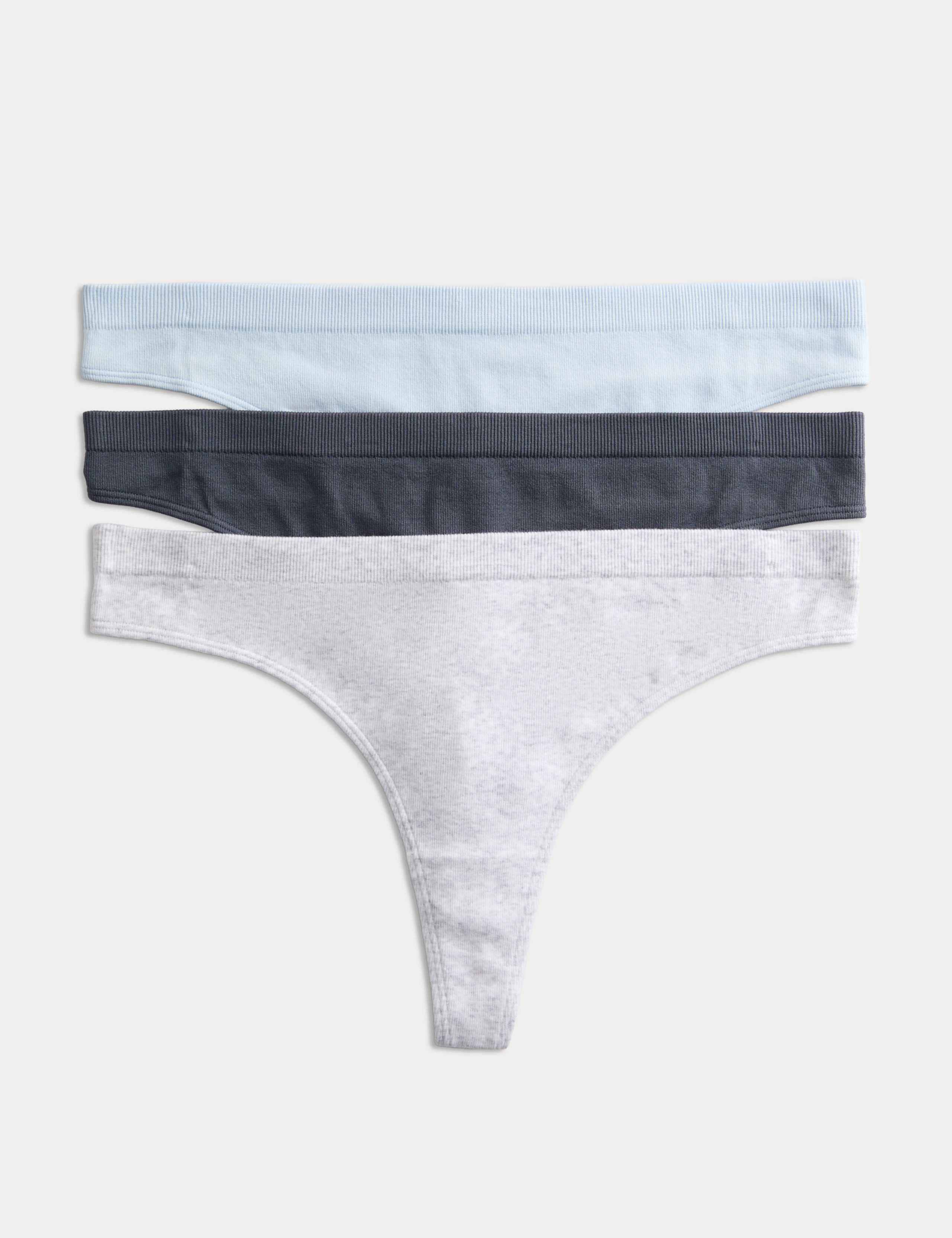 3 Pack Seamless Thongs 1 of 5