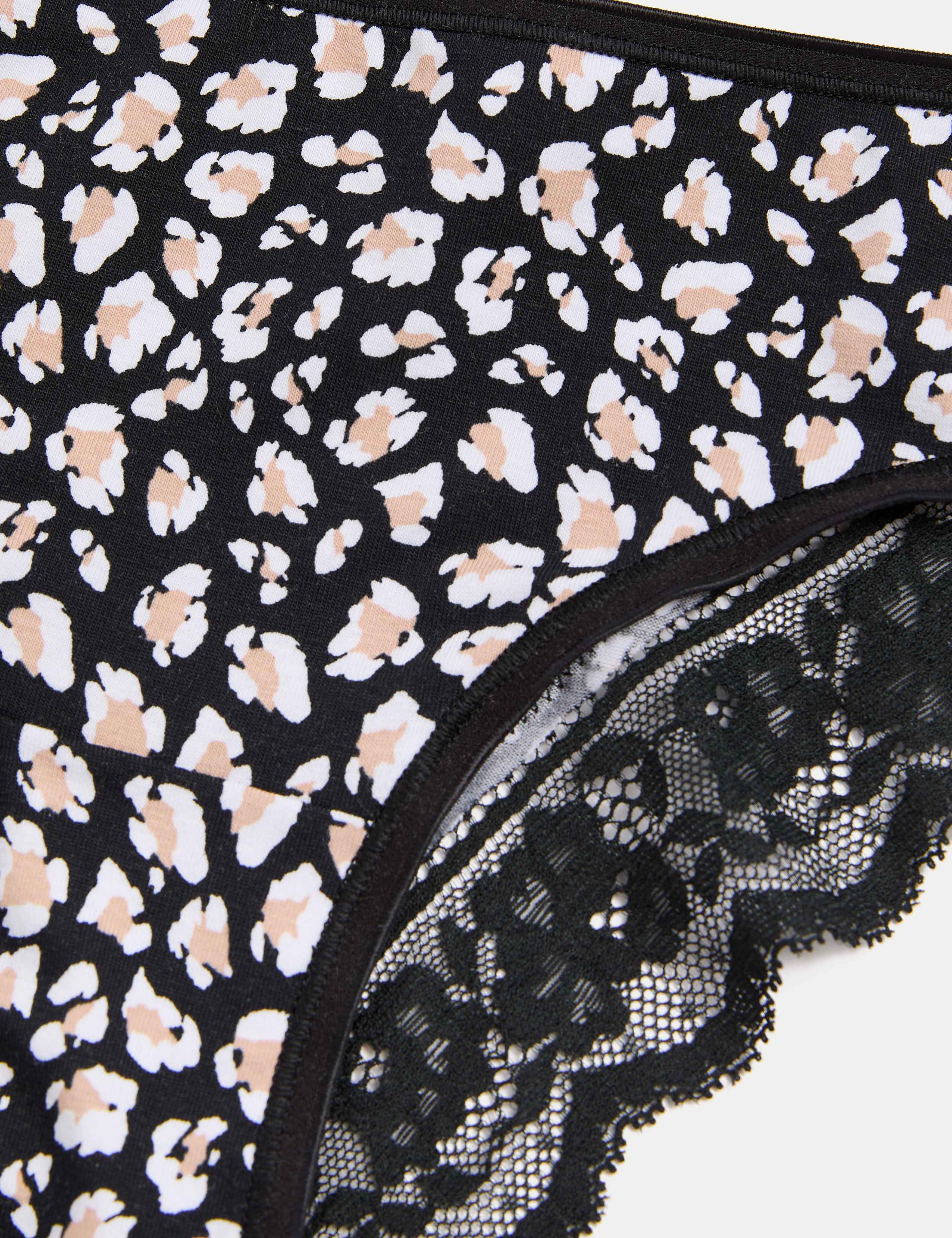 5pk Cotton Rich Printed Brazilian Knickers 5 of 5