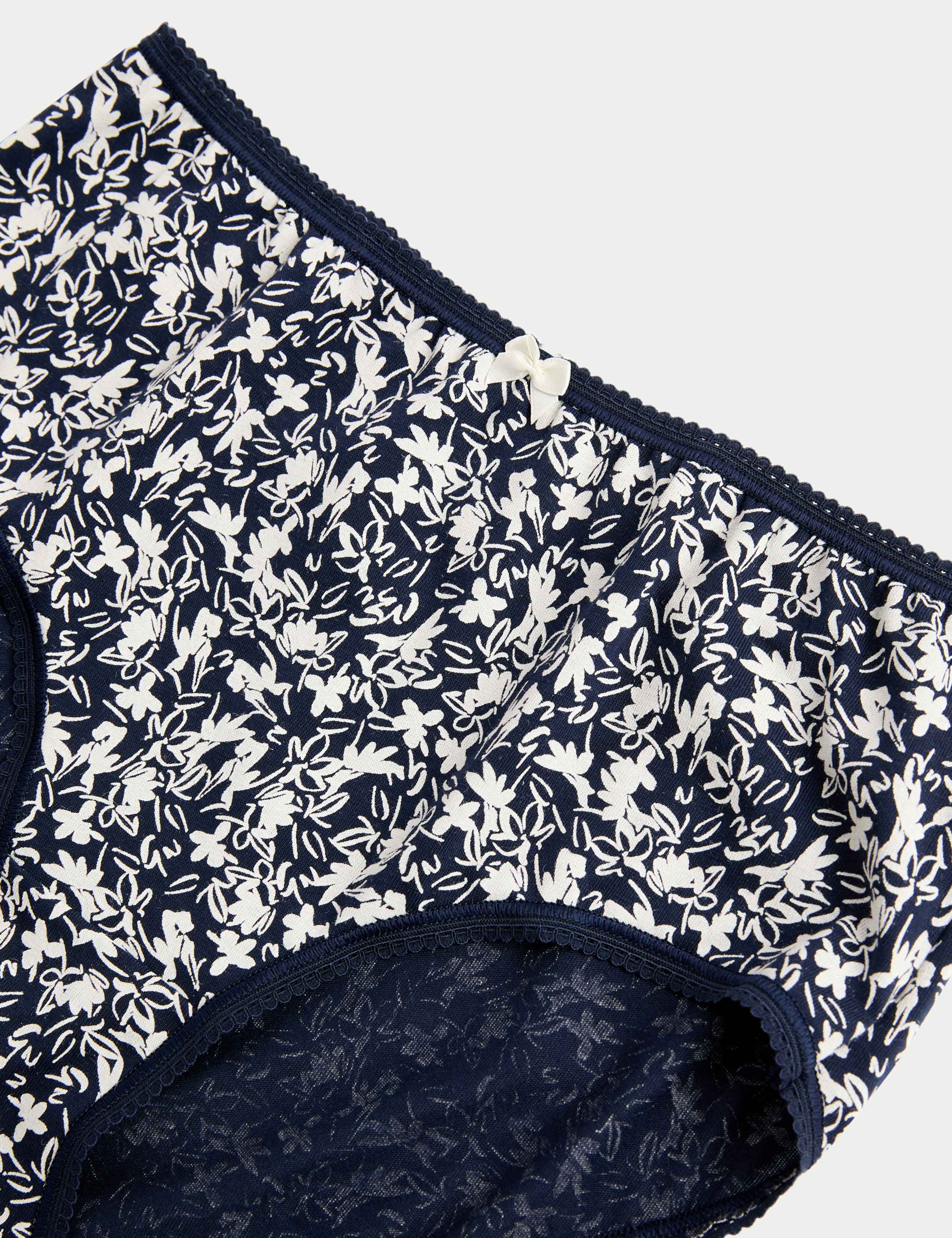 5pk Cotton Lycra™ Printed High Rise Shorts 5 of 5