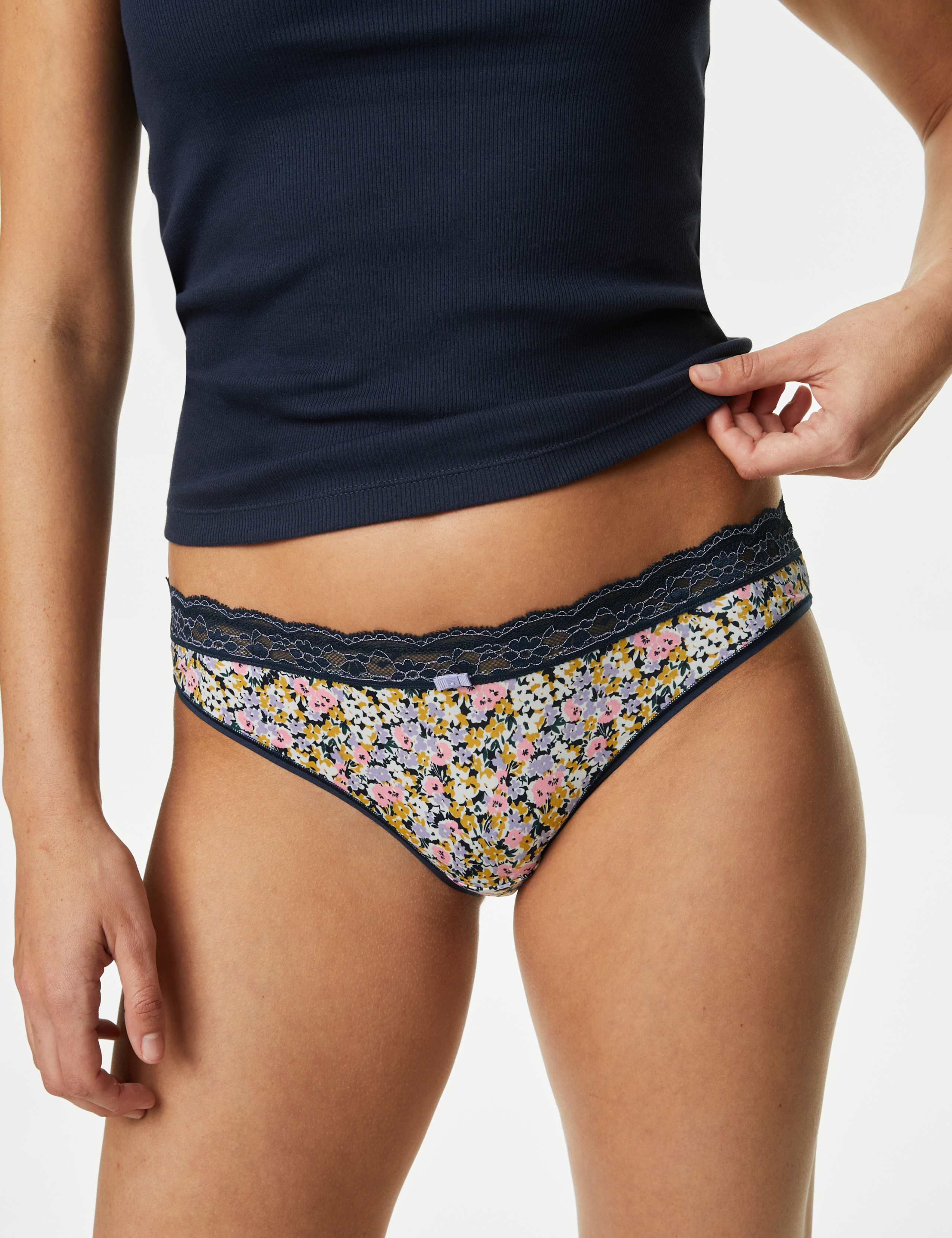 5pk Assorted Brazilian Knickers 3 of 5