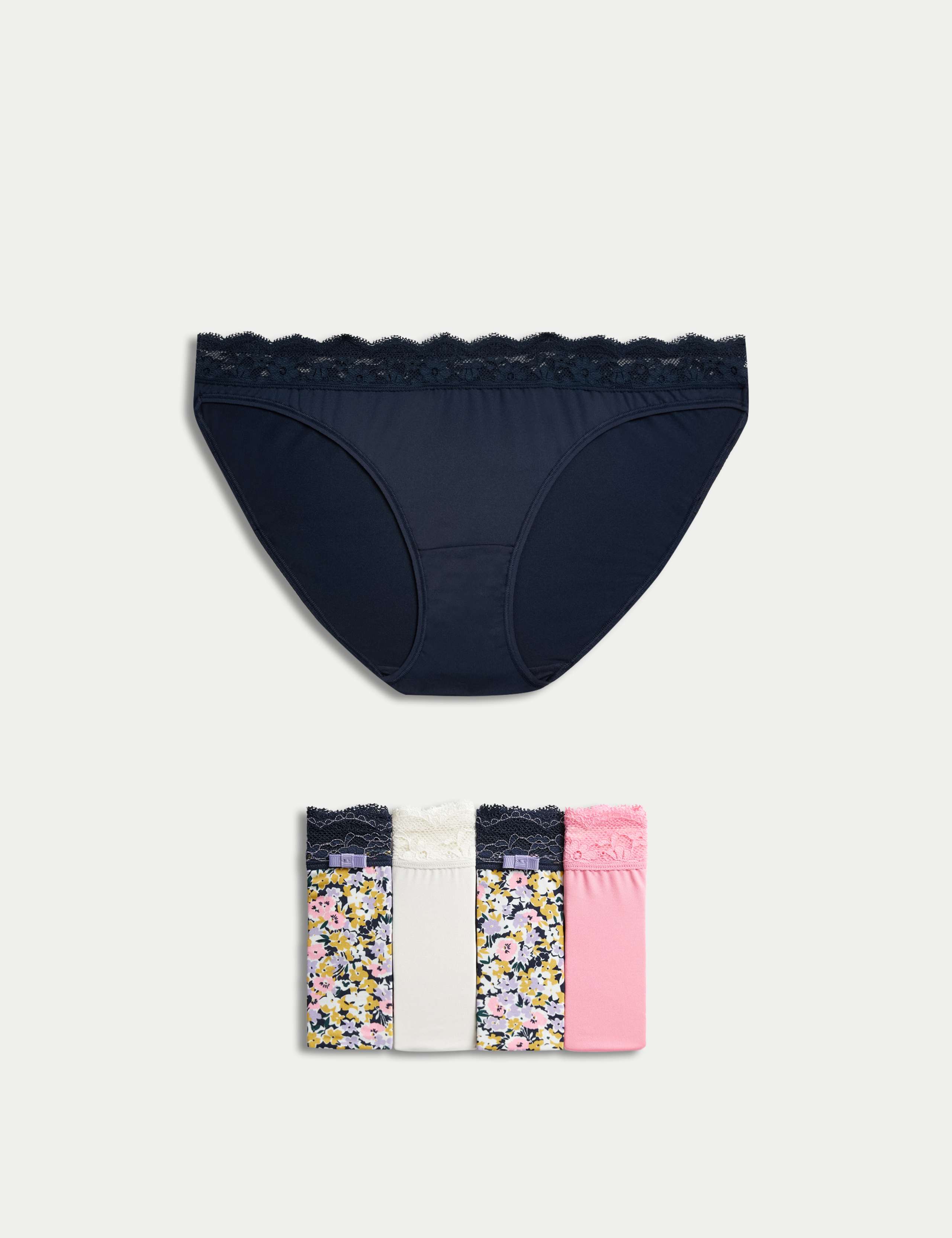 5pk Assorted Bikini Knickers 1 of 5