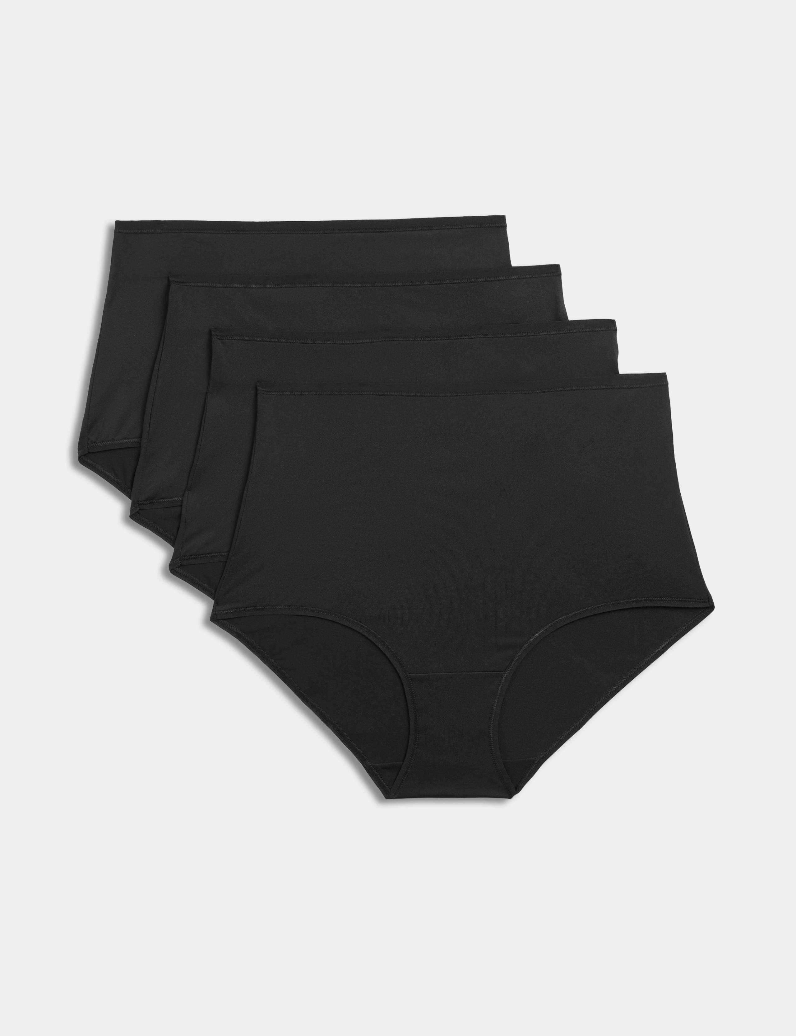4pk Microfibre Full Briefs 1 of 5