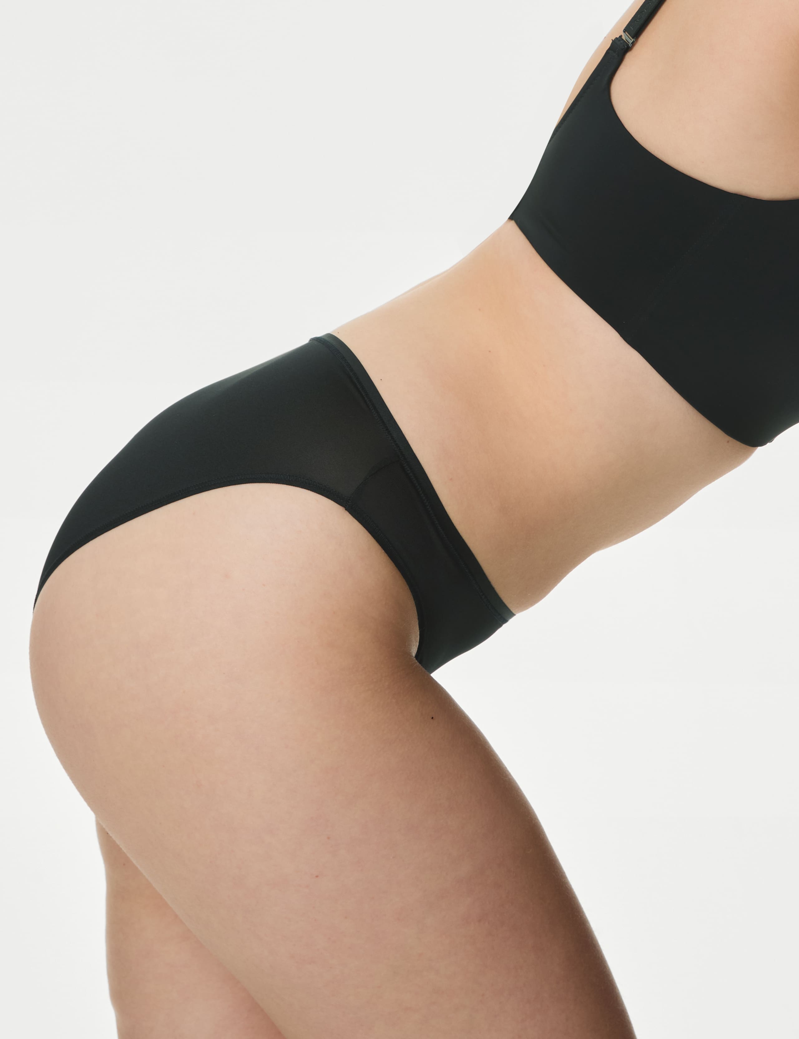 4pk Microfibre High Leg Knickers 3 of 5