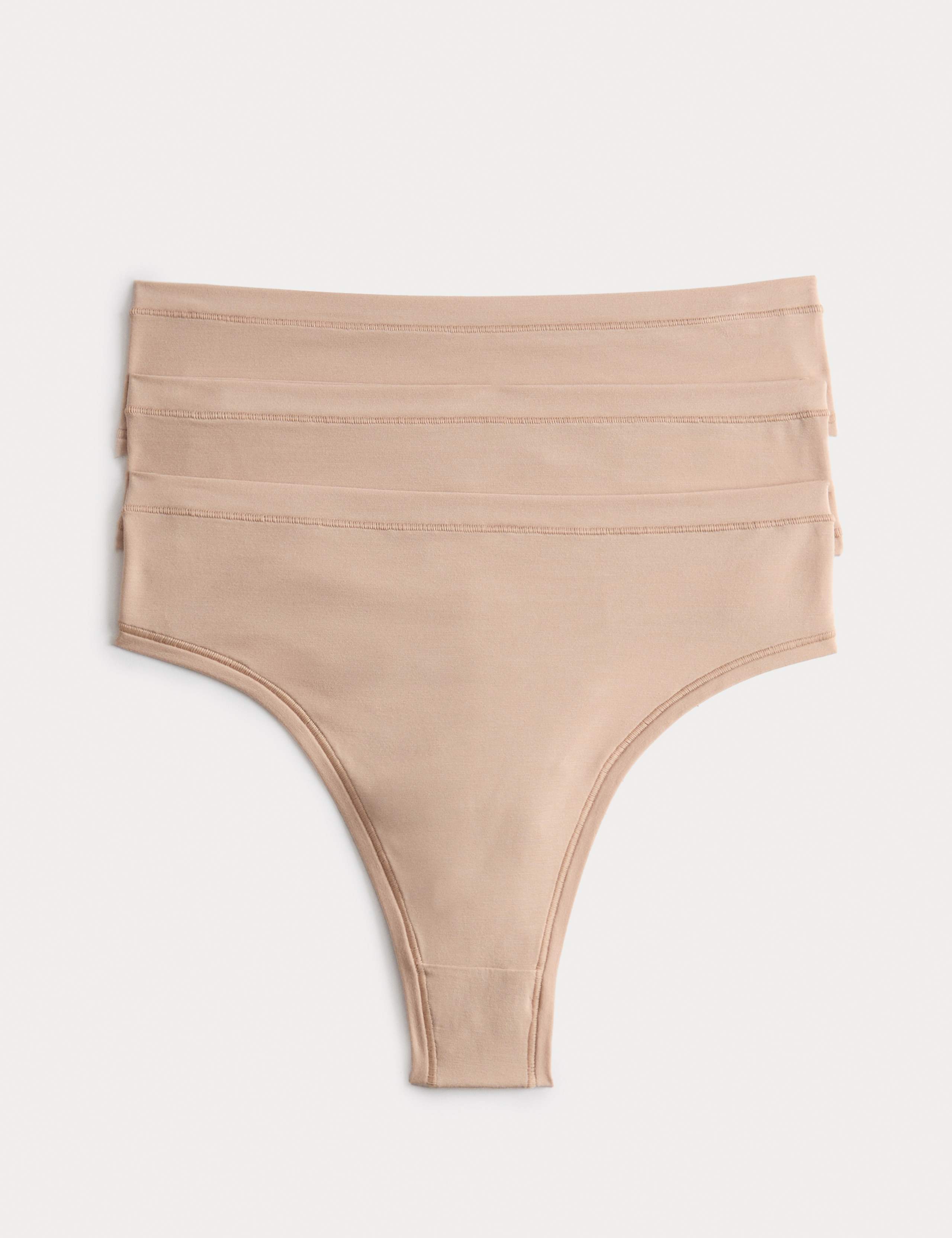 3pk Flexifit™ Modal High Waisted Thongs 1 of 4