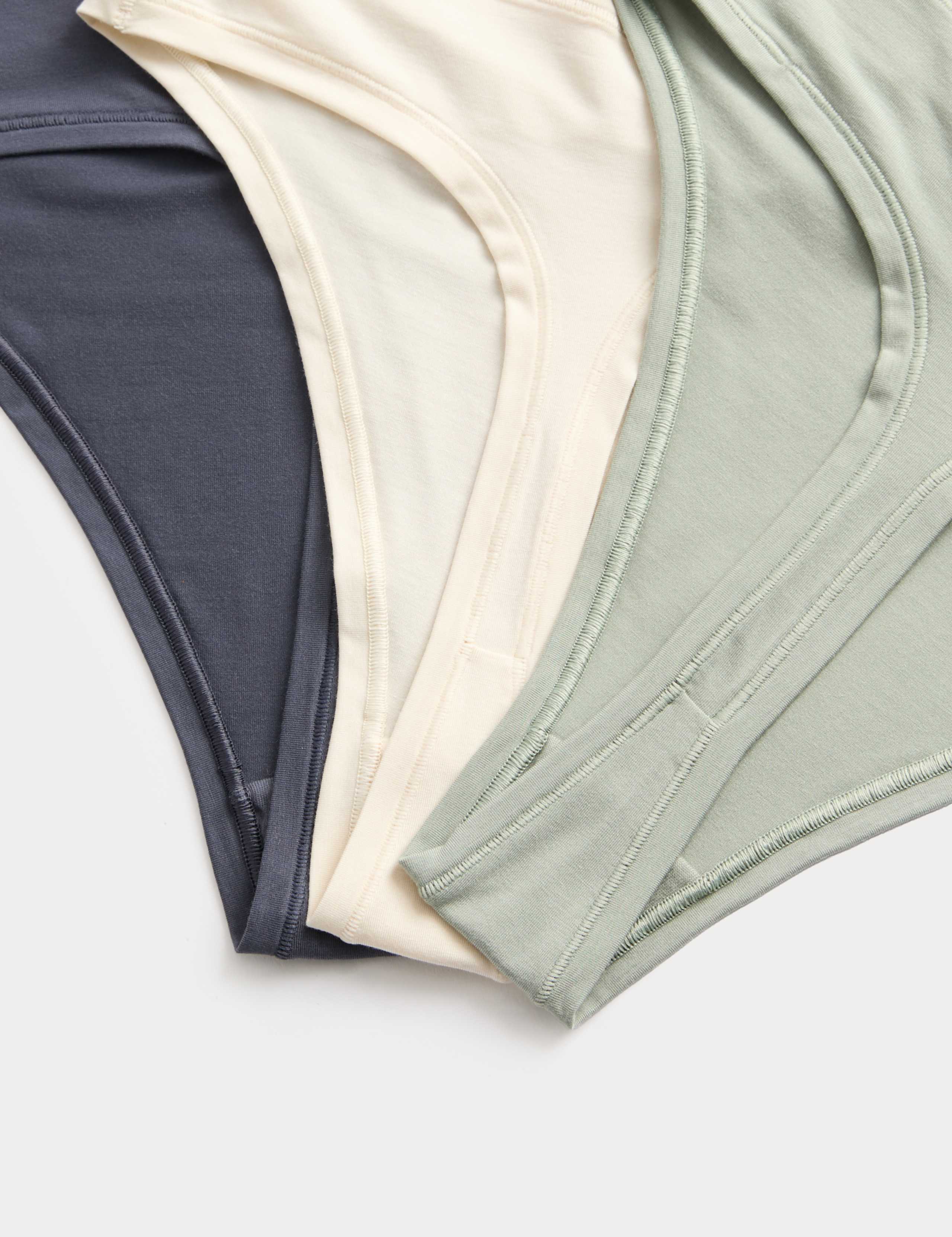 3pk Flexifit™ Modal High Waisted Thongs 5 of 5