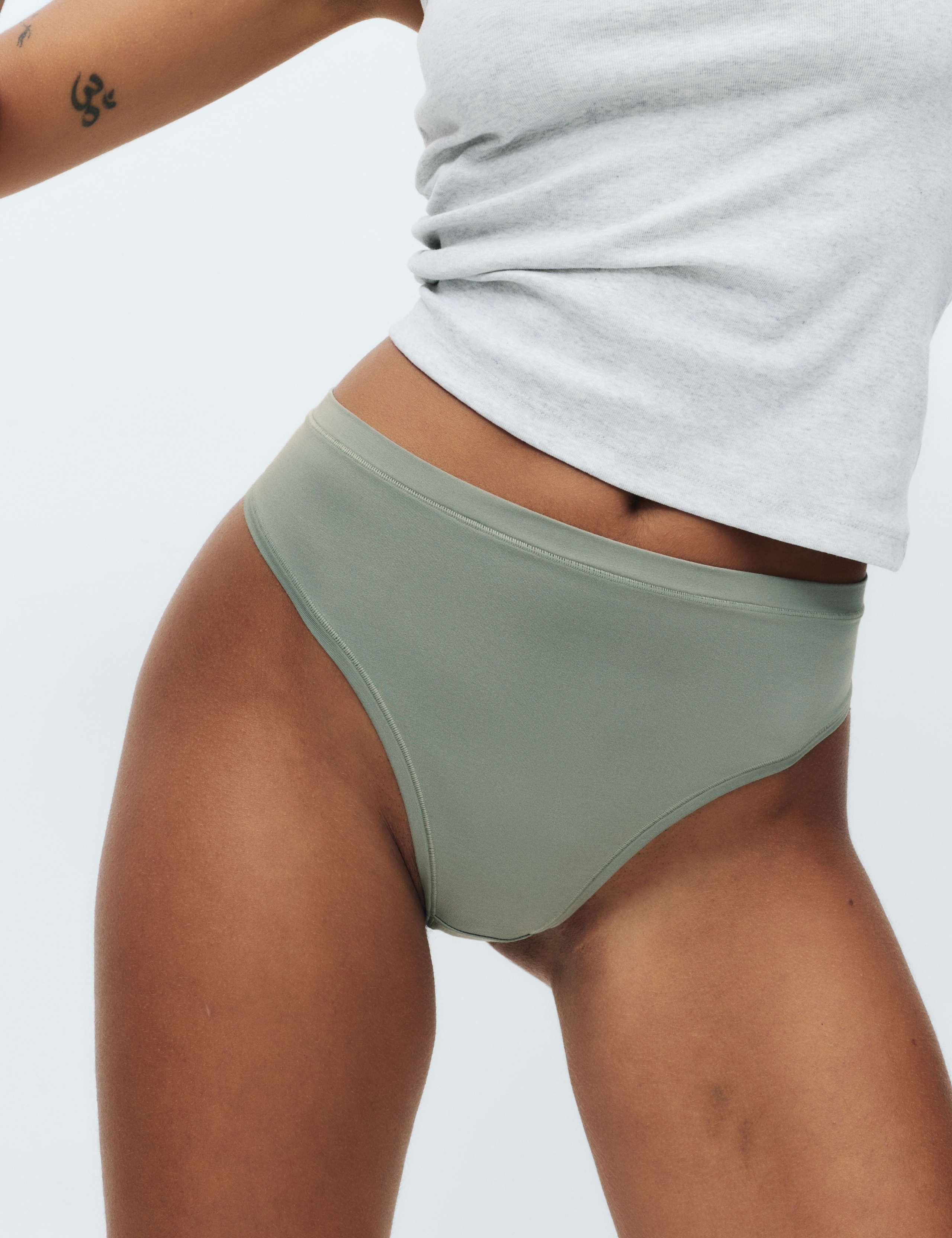 3pk Flexifit™ Modal High Waisted Thongs 2 of 5