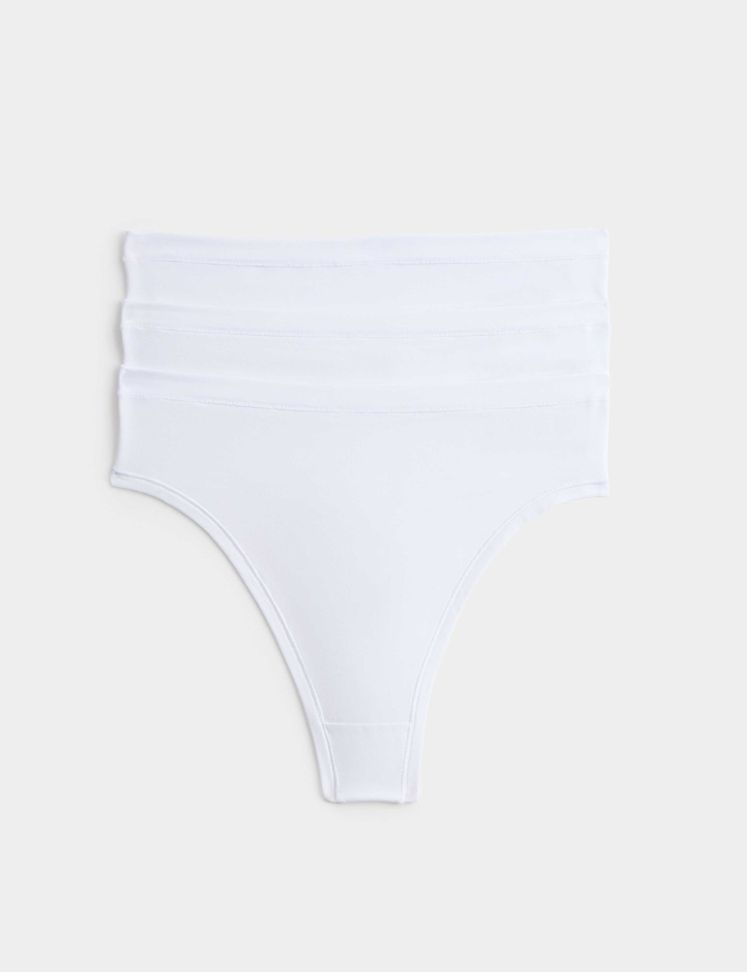3pk Flexifit™ Modal High Waisted Thongs 1 of 5