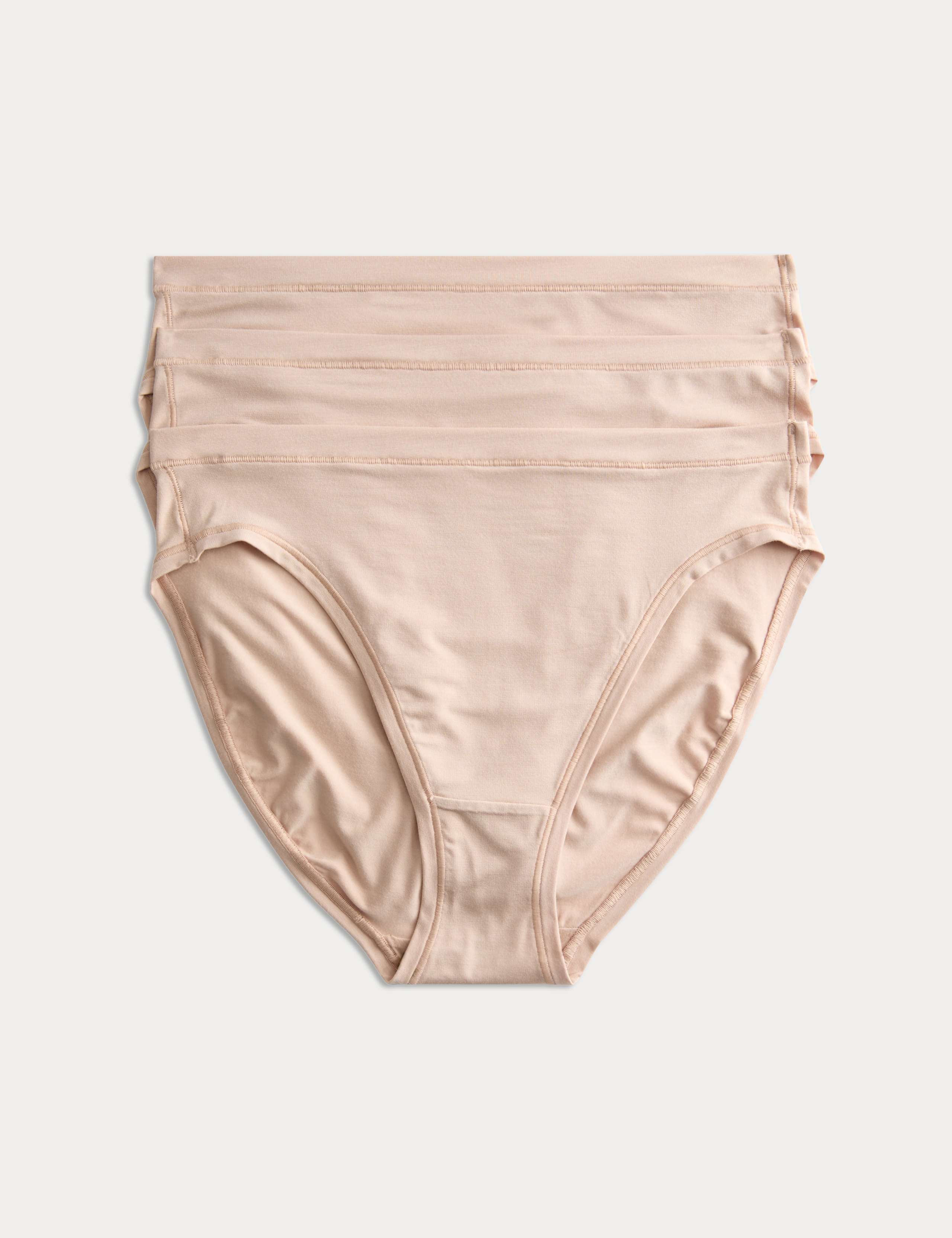 3pk Flexifit™ Modal High Leg Knickers 1 of 4