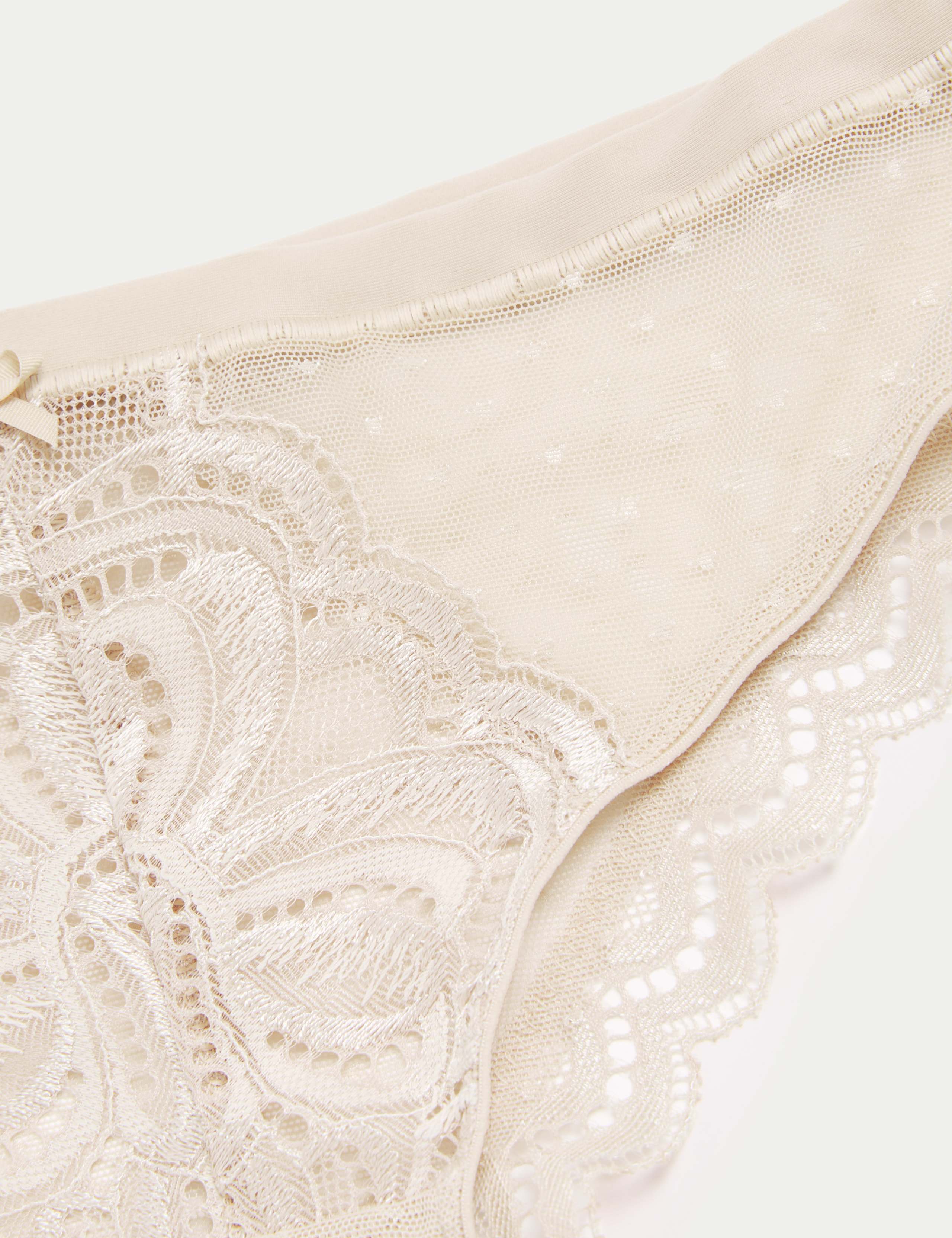 3pk Amelia Lace Brazilian Knickers 5 of 5