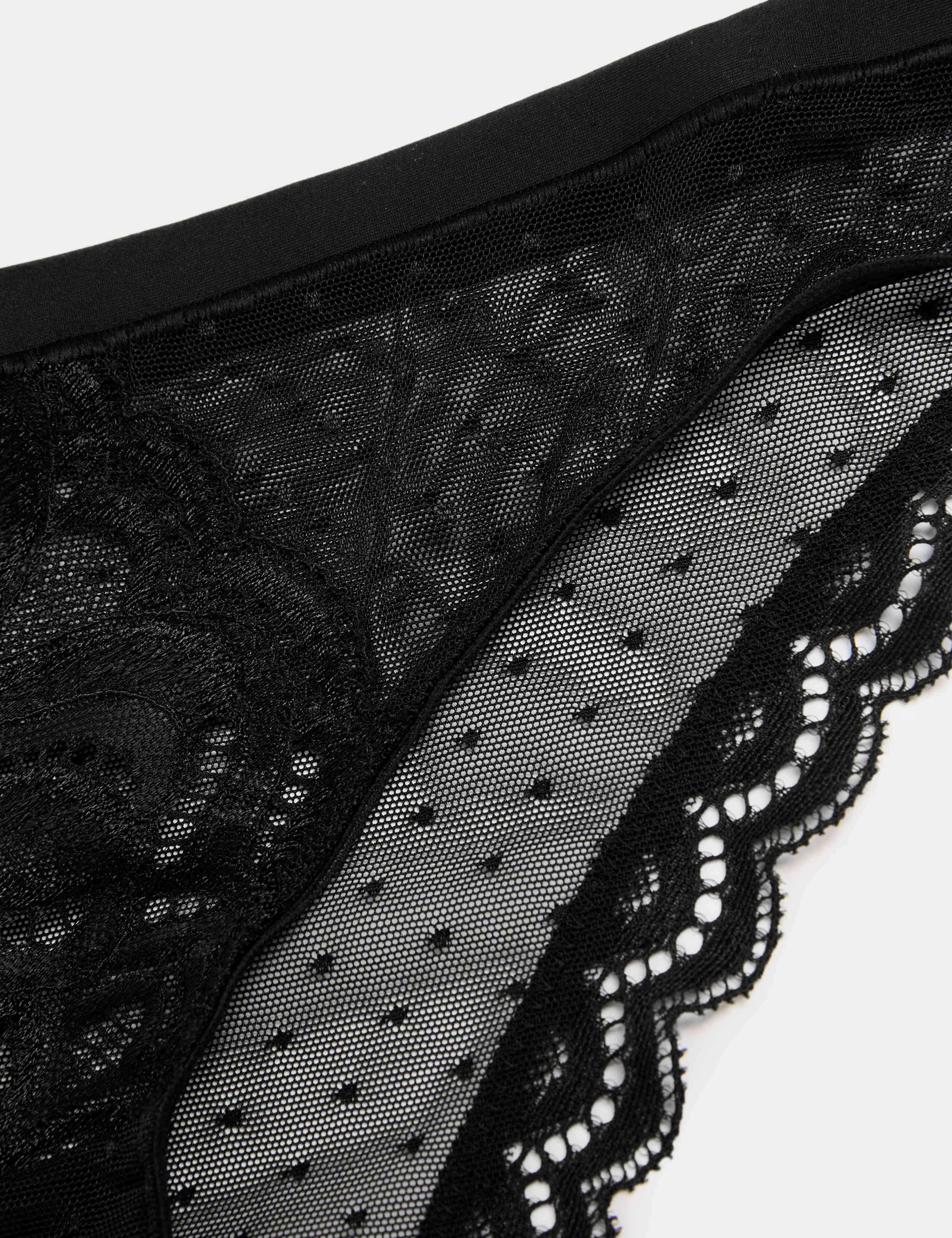 3pk Amelia Lace Brazilian Knickers 6 of 6