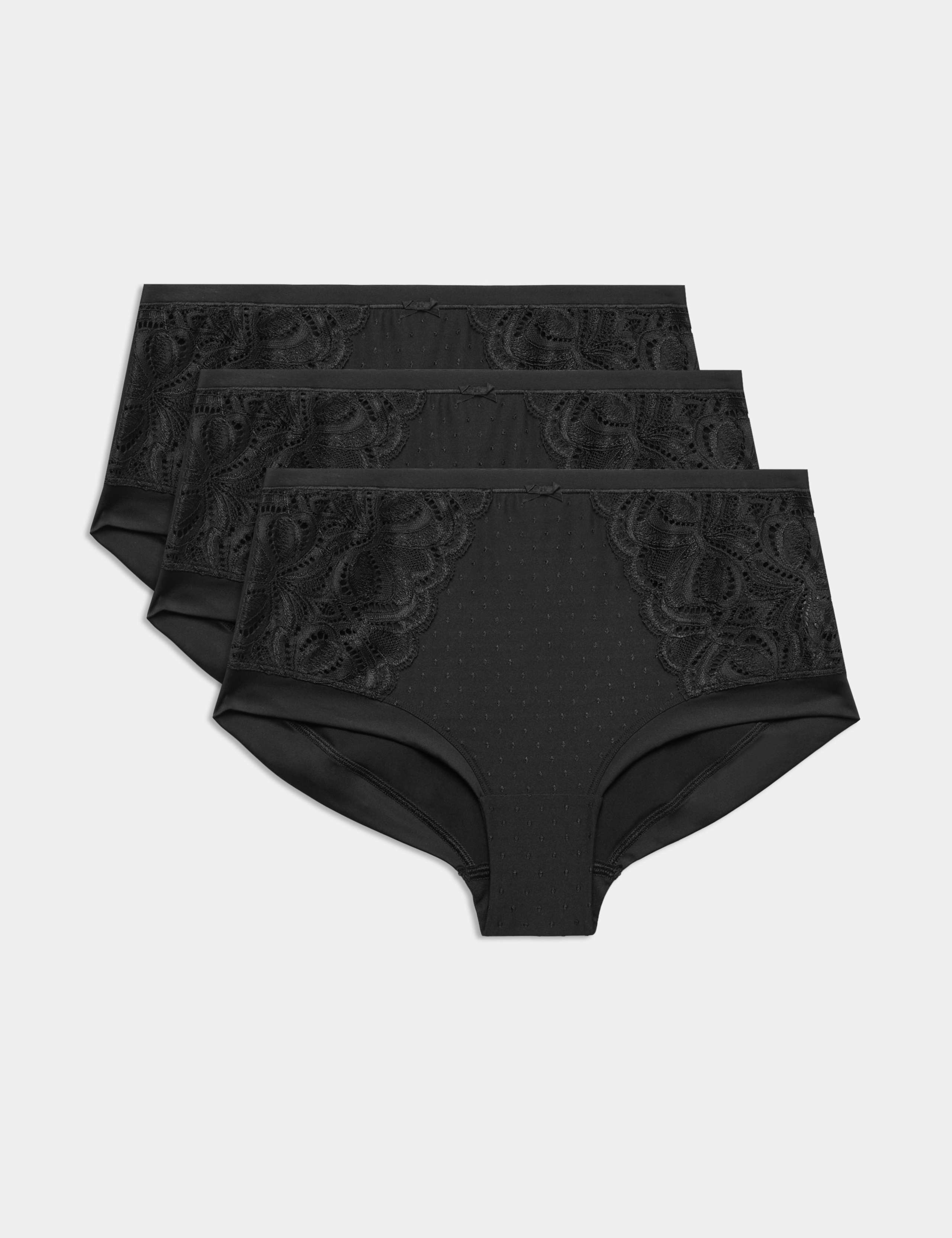 3 Pack Amelia Lace High Rise Shorts 1 of 5