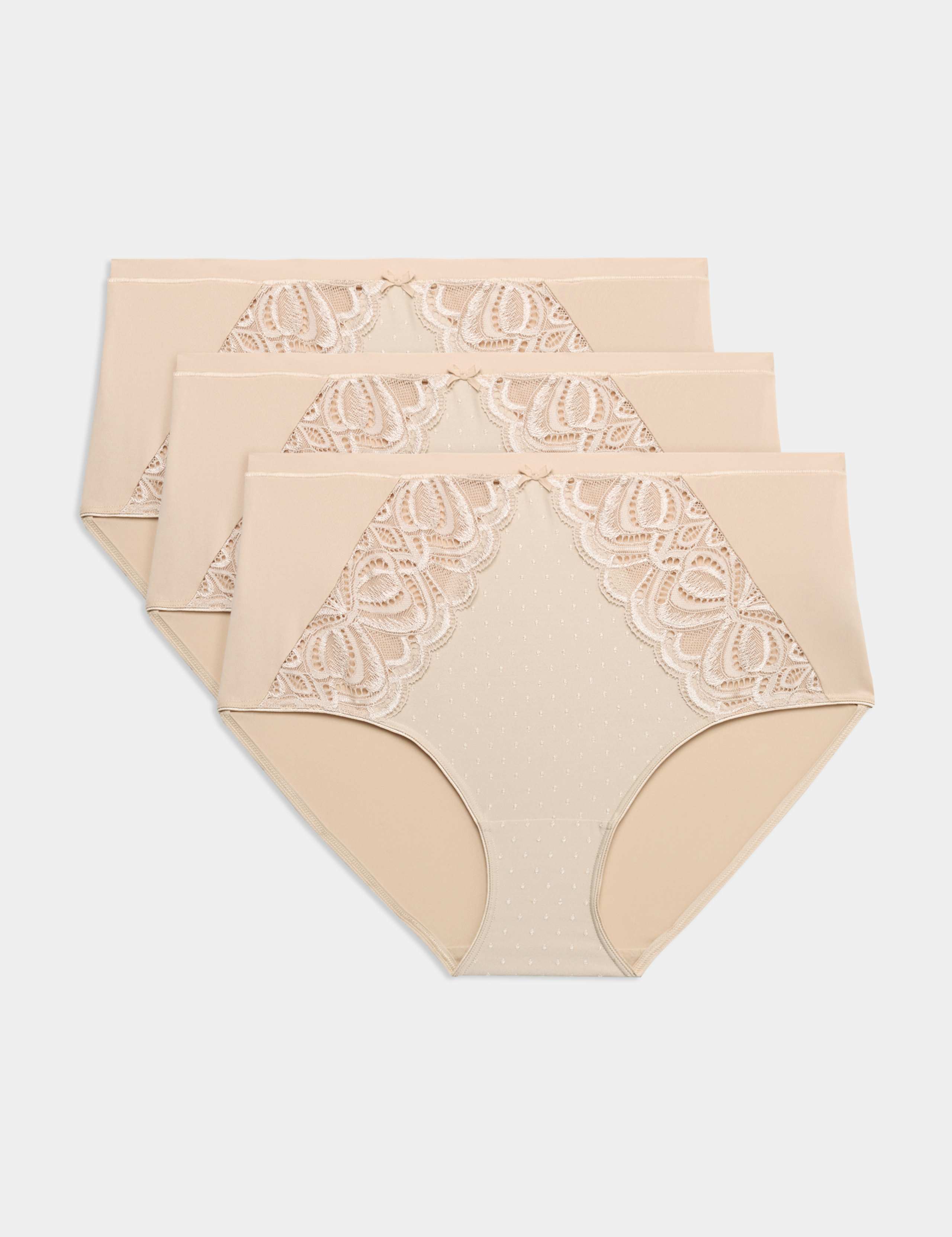 3pk Amelia Lace Full Briefs 1 of 6