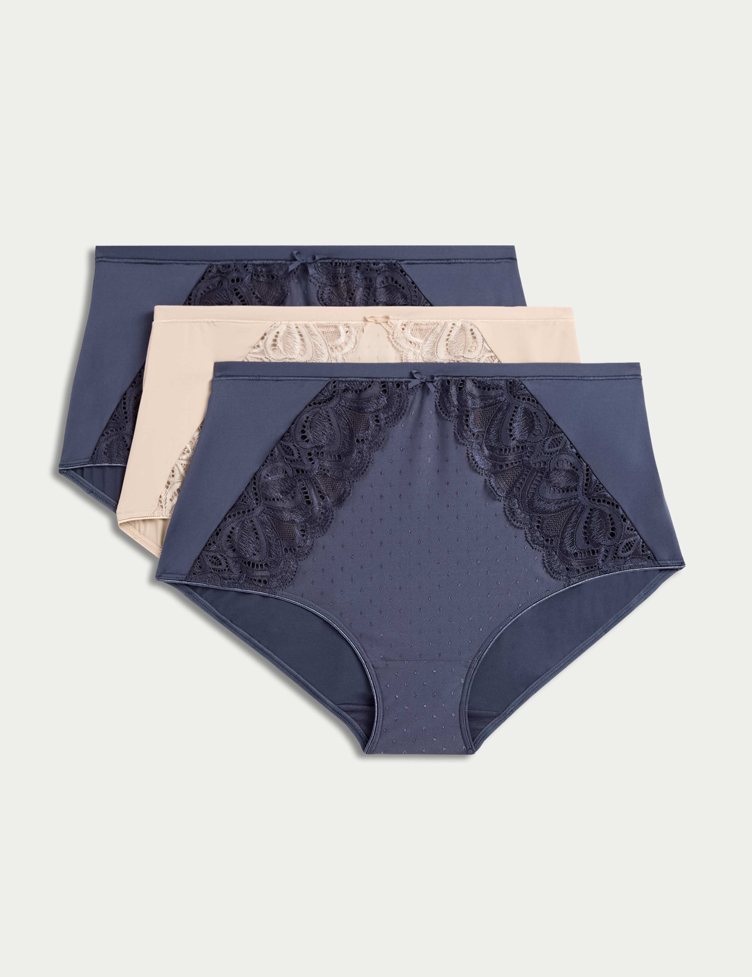 3pk Amelia Lace Full Briefs 1 of 6