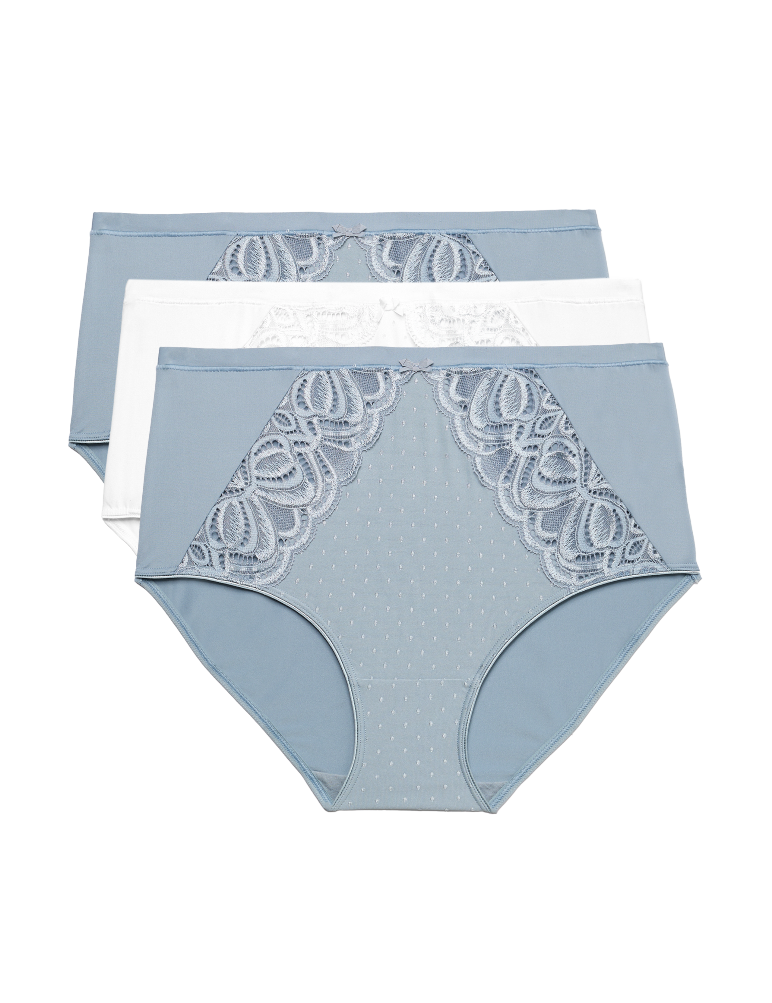 3pk Amelia Lace Full Briefs 6 of 6