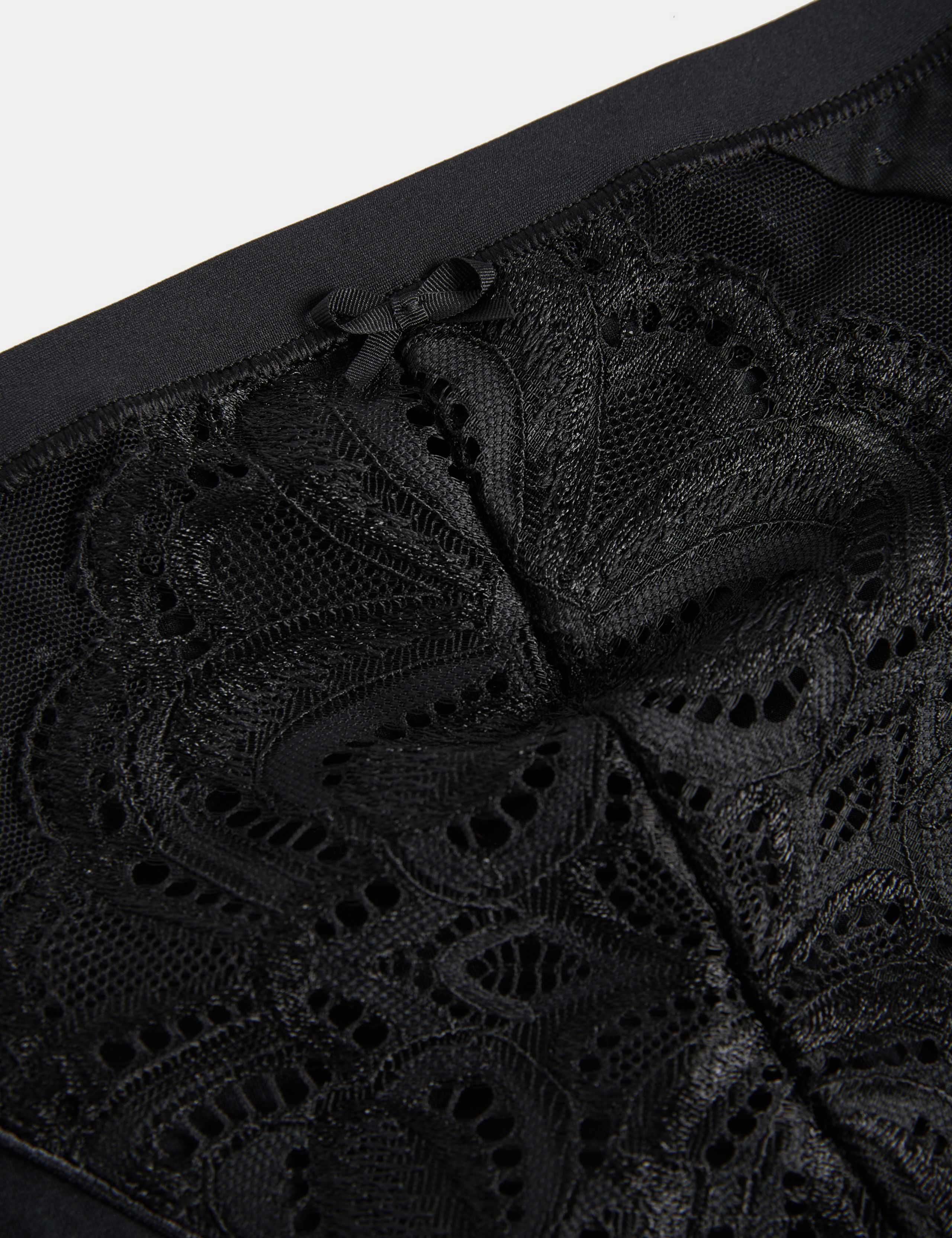3 Pack Amelia Lace High Leg Knickers 3 of 3