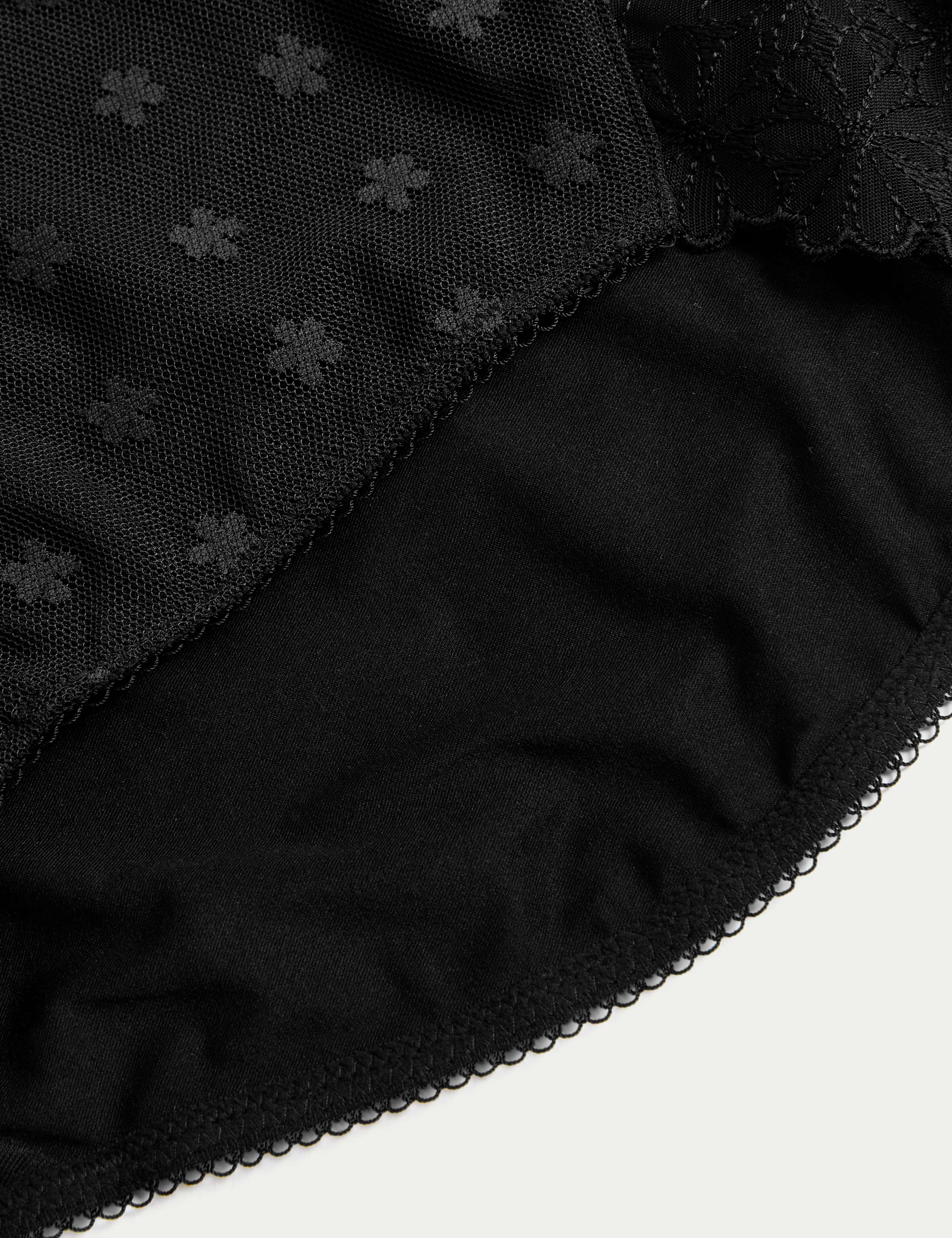3pk Daisy Embroidery High Leg Knickers 6 of 6