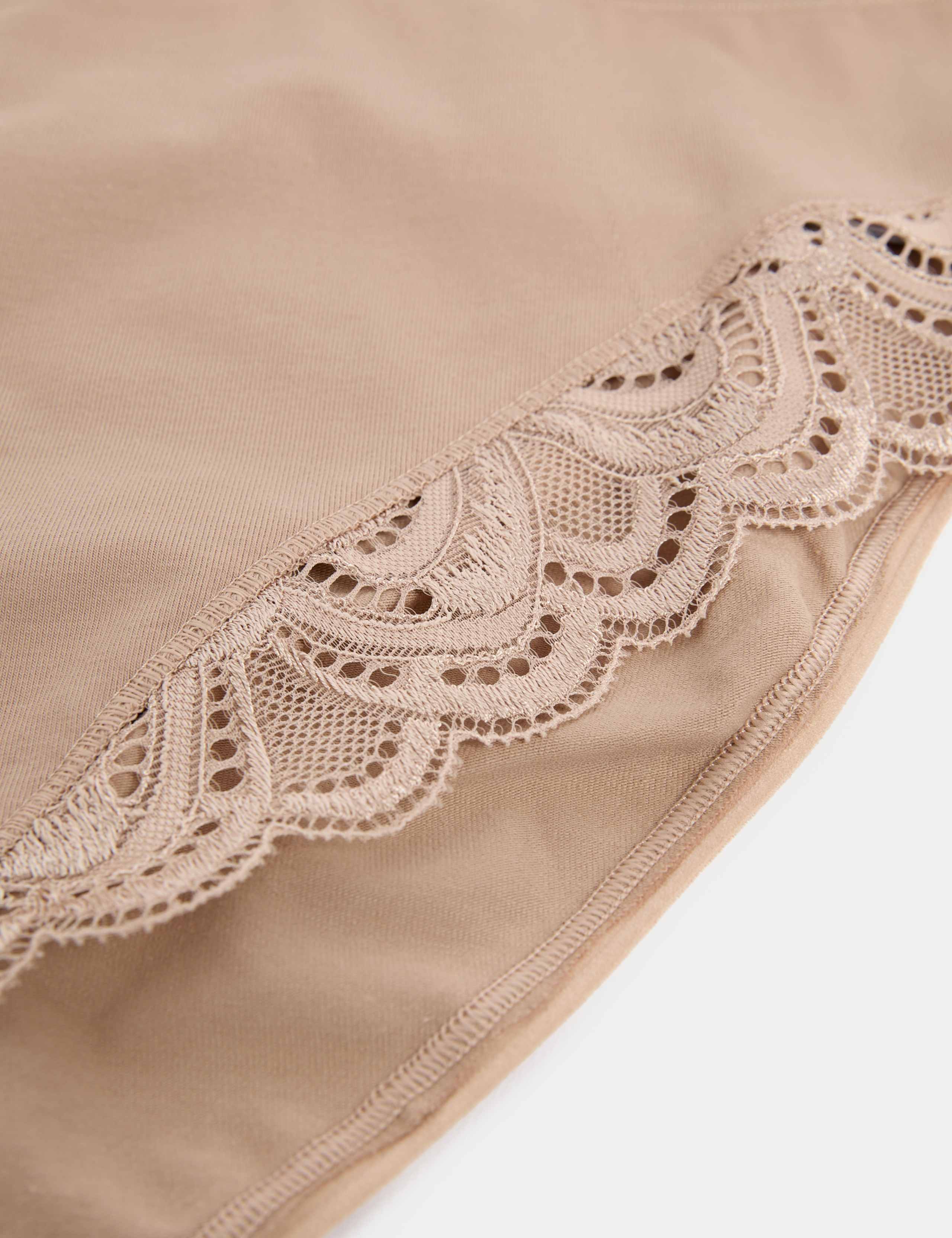 2pk Amelia Lace Cotton Rich Shaping Knickers 6 of 6