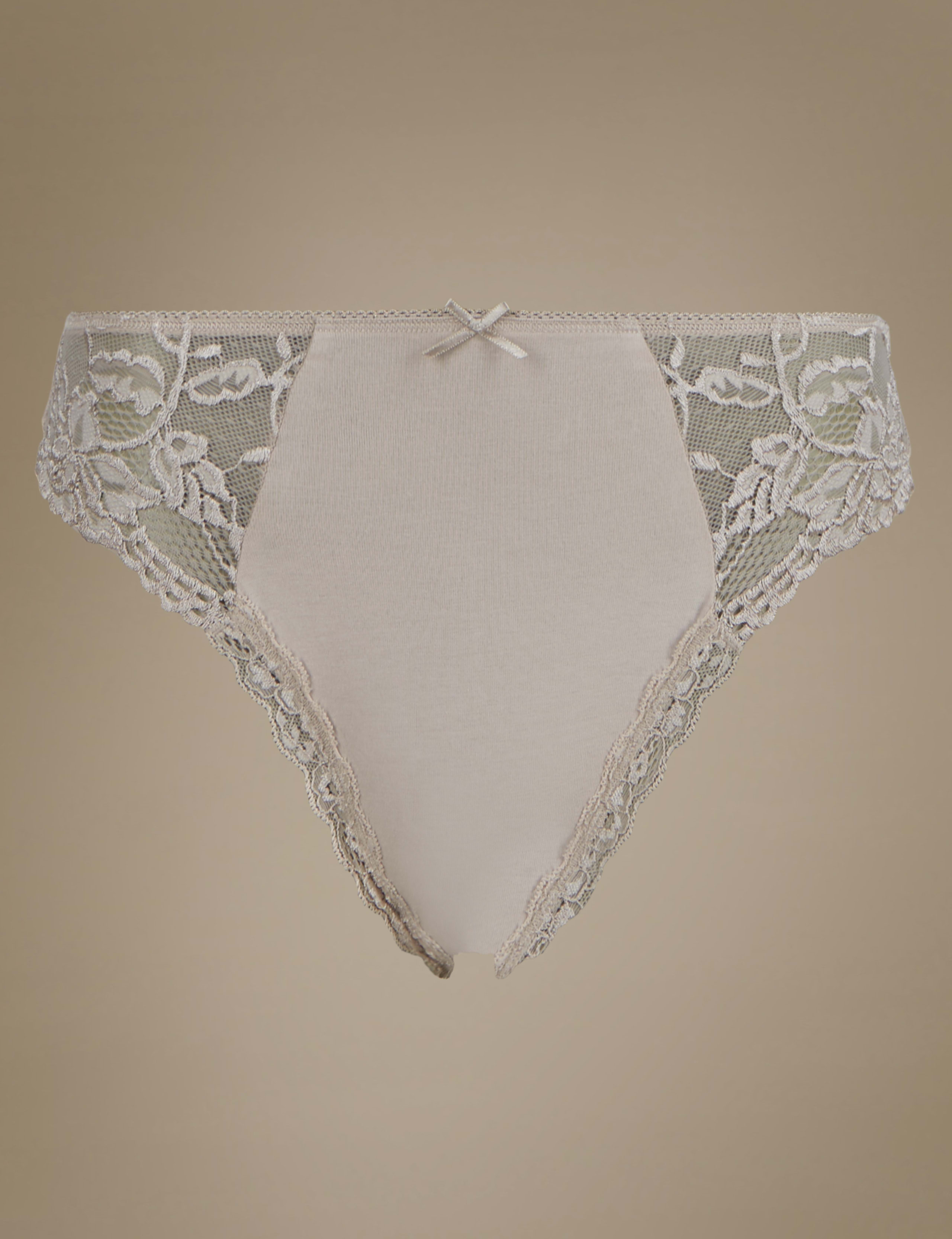 Lace High Leg Knickers 2 of 3