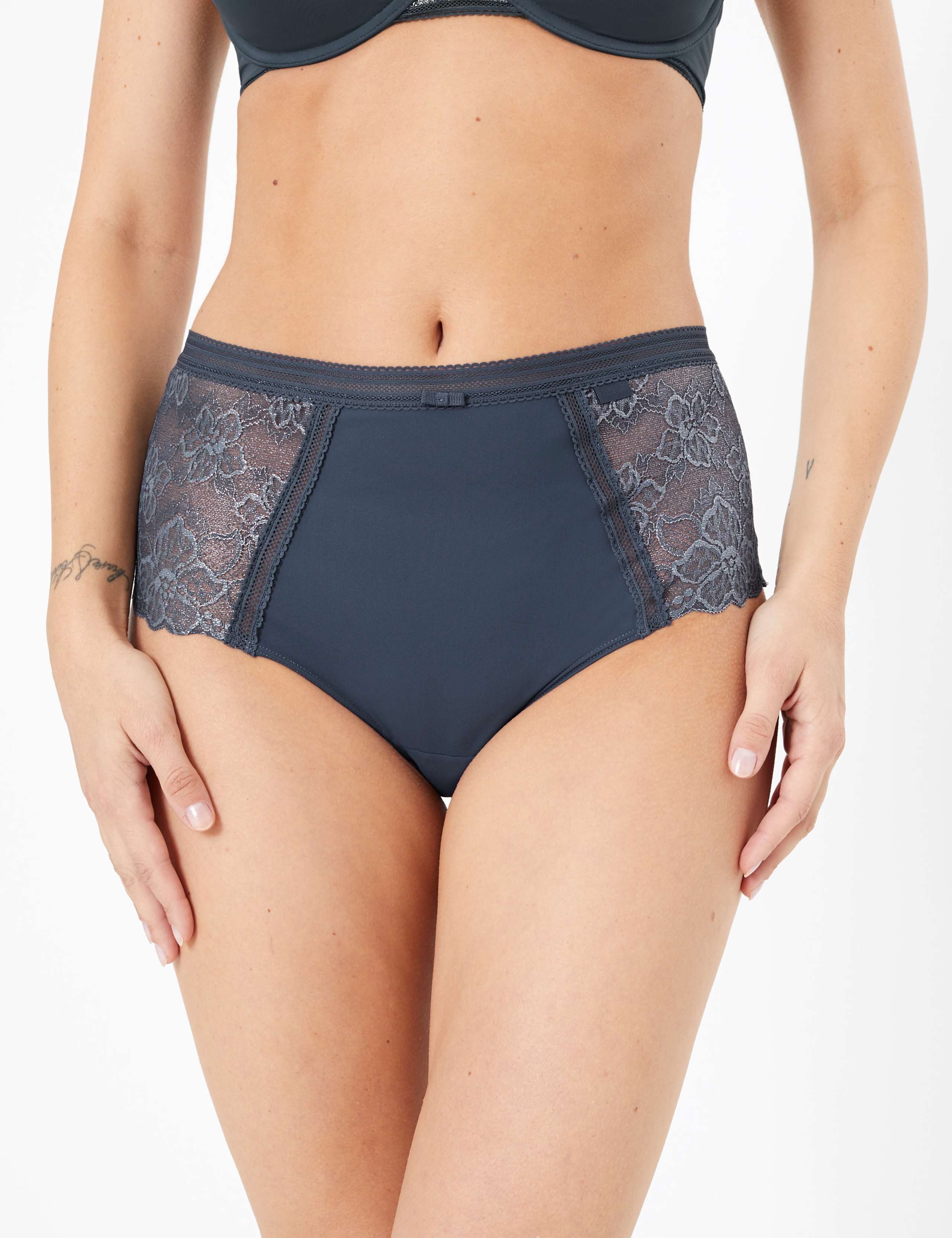Body™ Lace Sparkle Midi Knickers 2 of 5