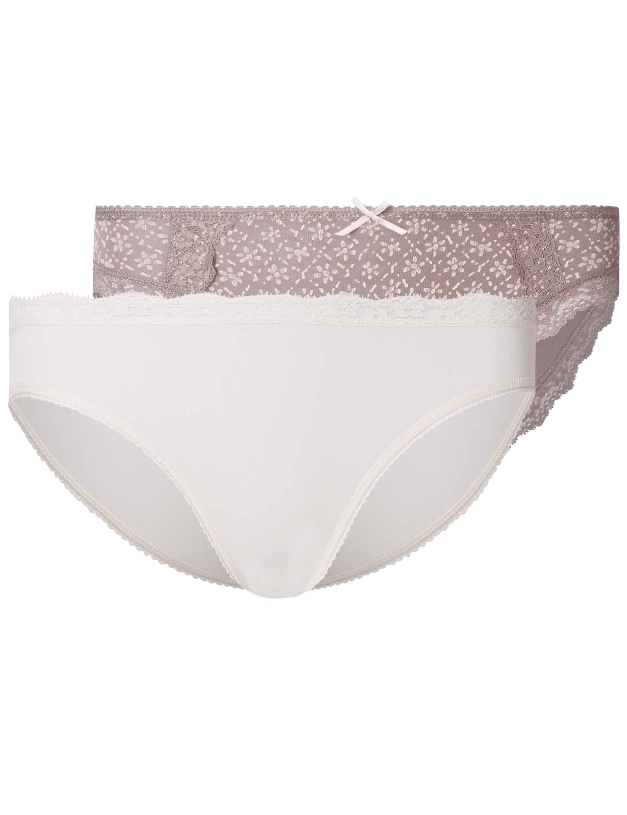 2 Pack Cotton Rich High Leg Knickers 6 of 6