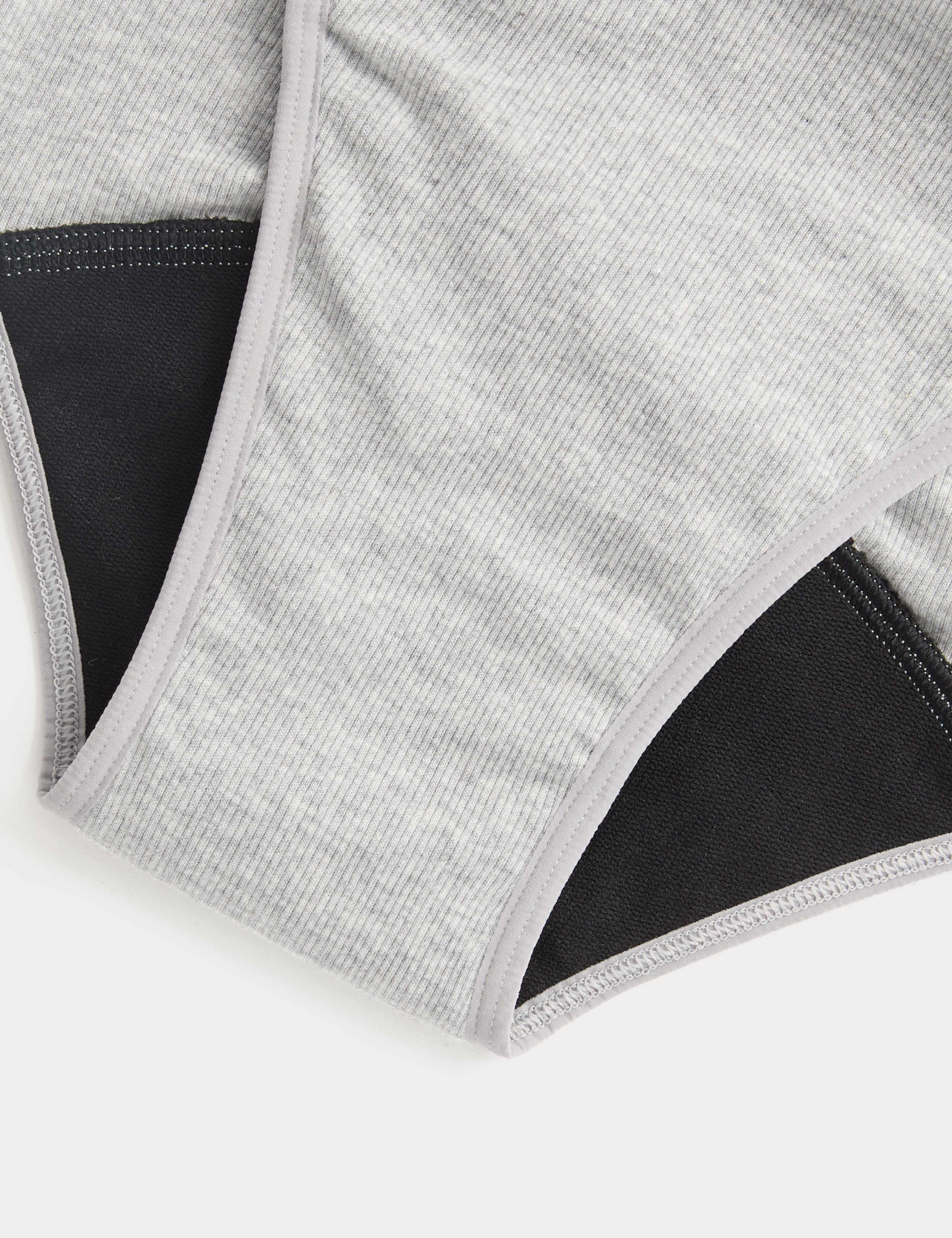 2 Pack Heavy Absorbency High Leg Period Knickers 6 of 7