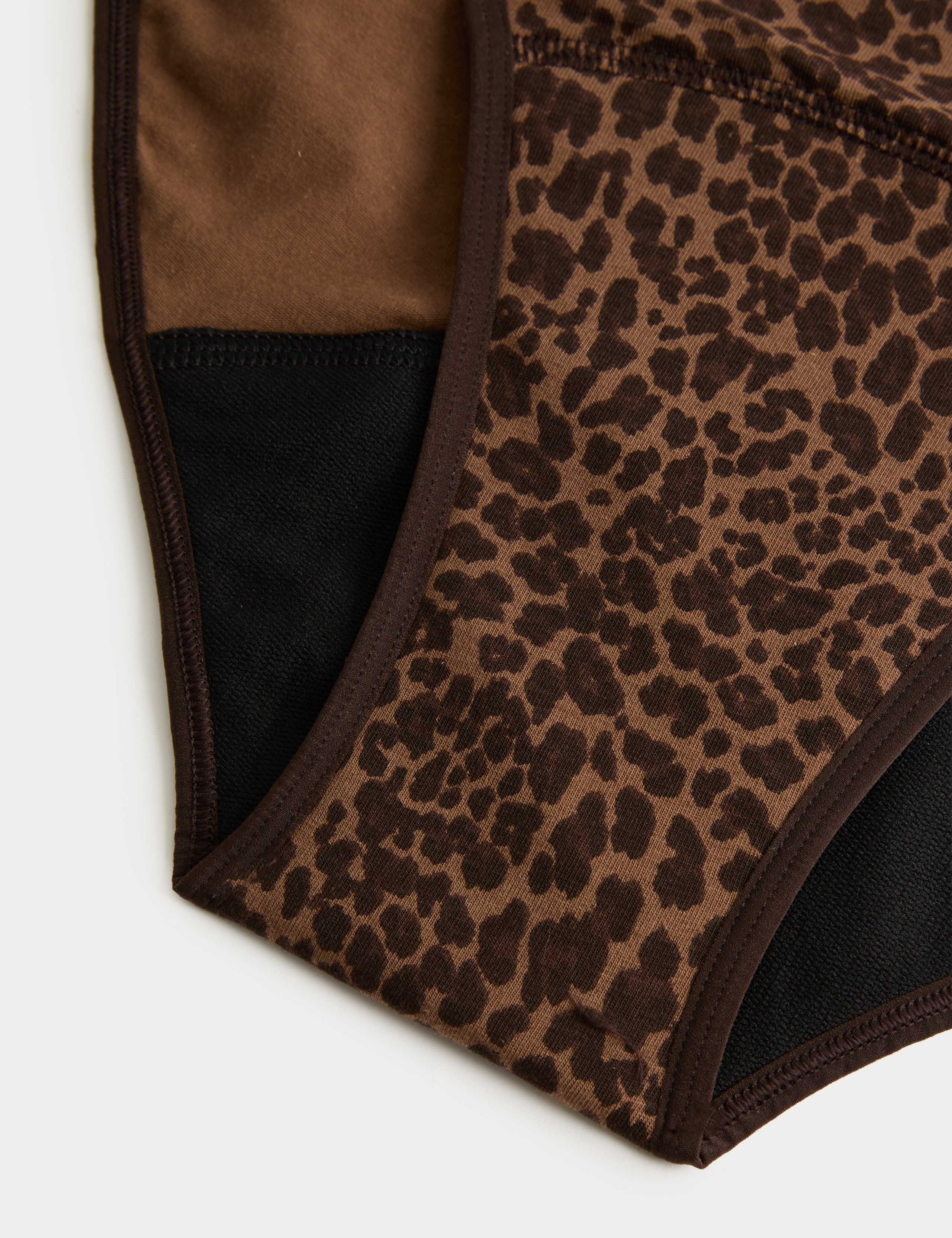 3 Pack Cotton Rich Period High Leg Knickers 5 of 6