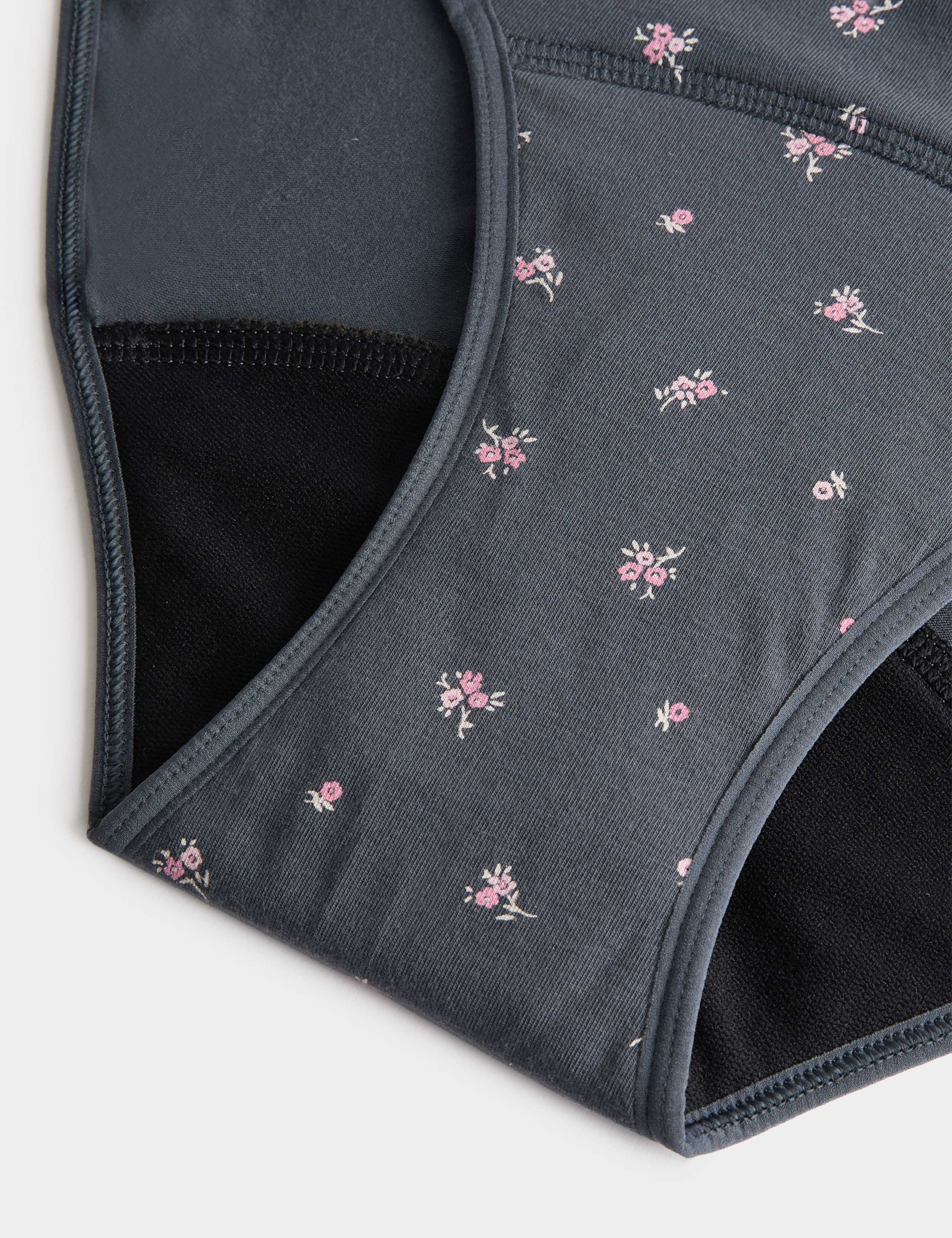 2 Pack Floral Period Bikini Knickers 5 of 6