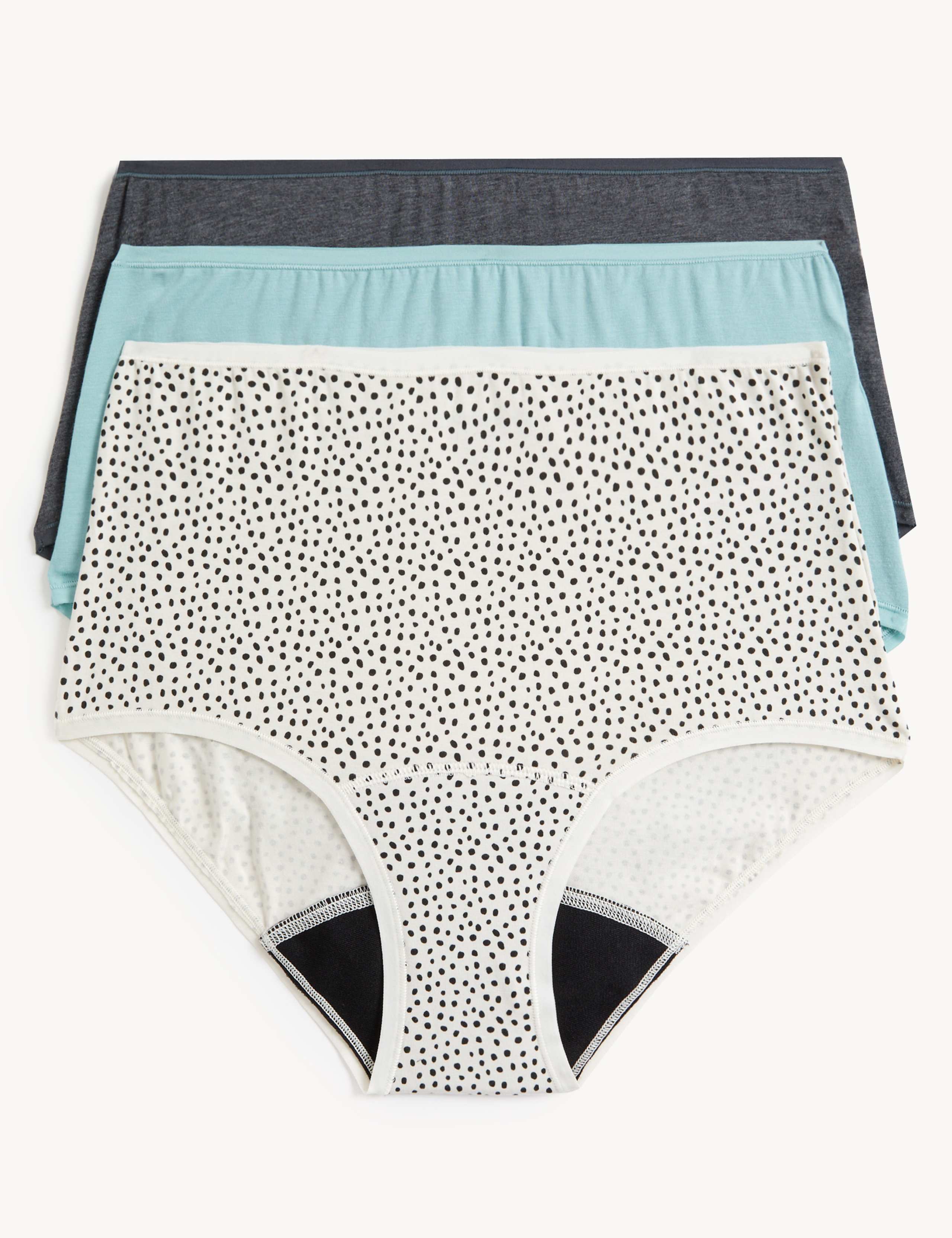 3pk Moderate Absorbency Period Full Briefs 1 of 3