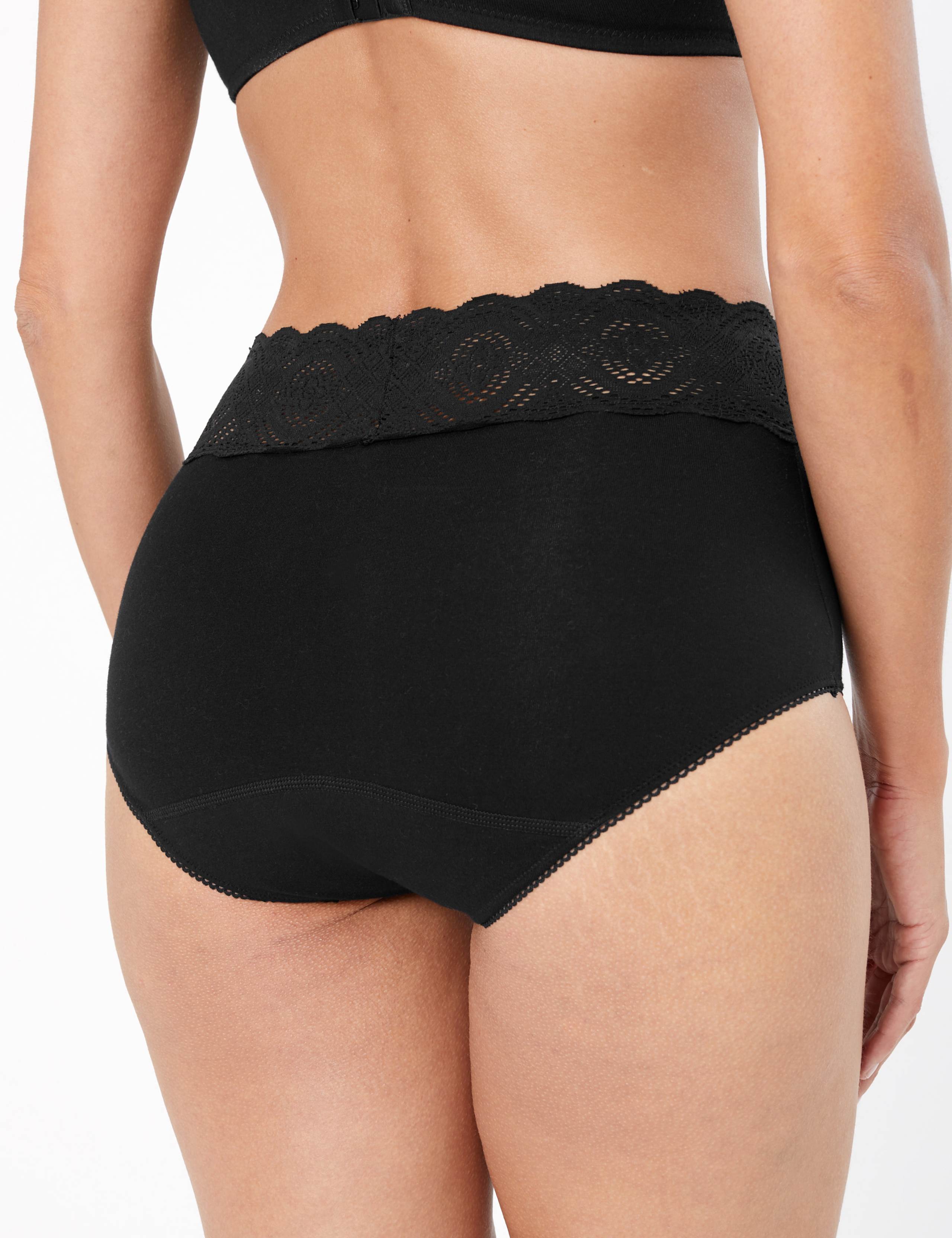 Anti-Leak Cotton & Lace Full Briefs 4 of 9