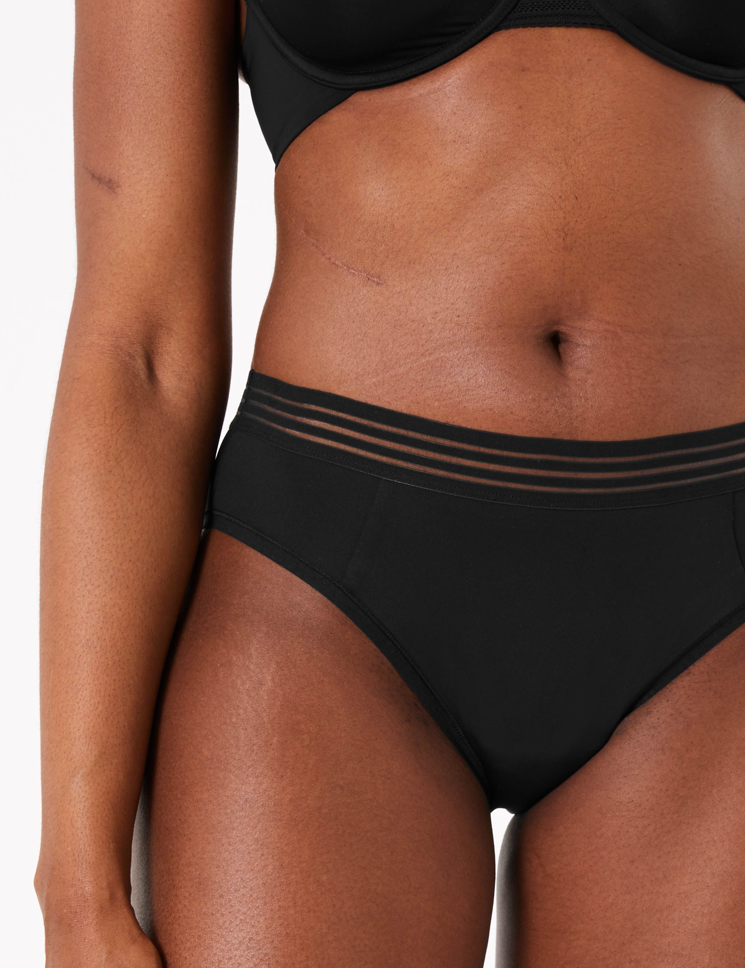 Anti-Leak  Microfibre High Leg Knickers 3 of 9
