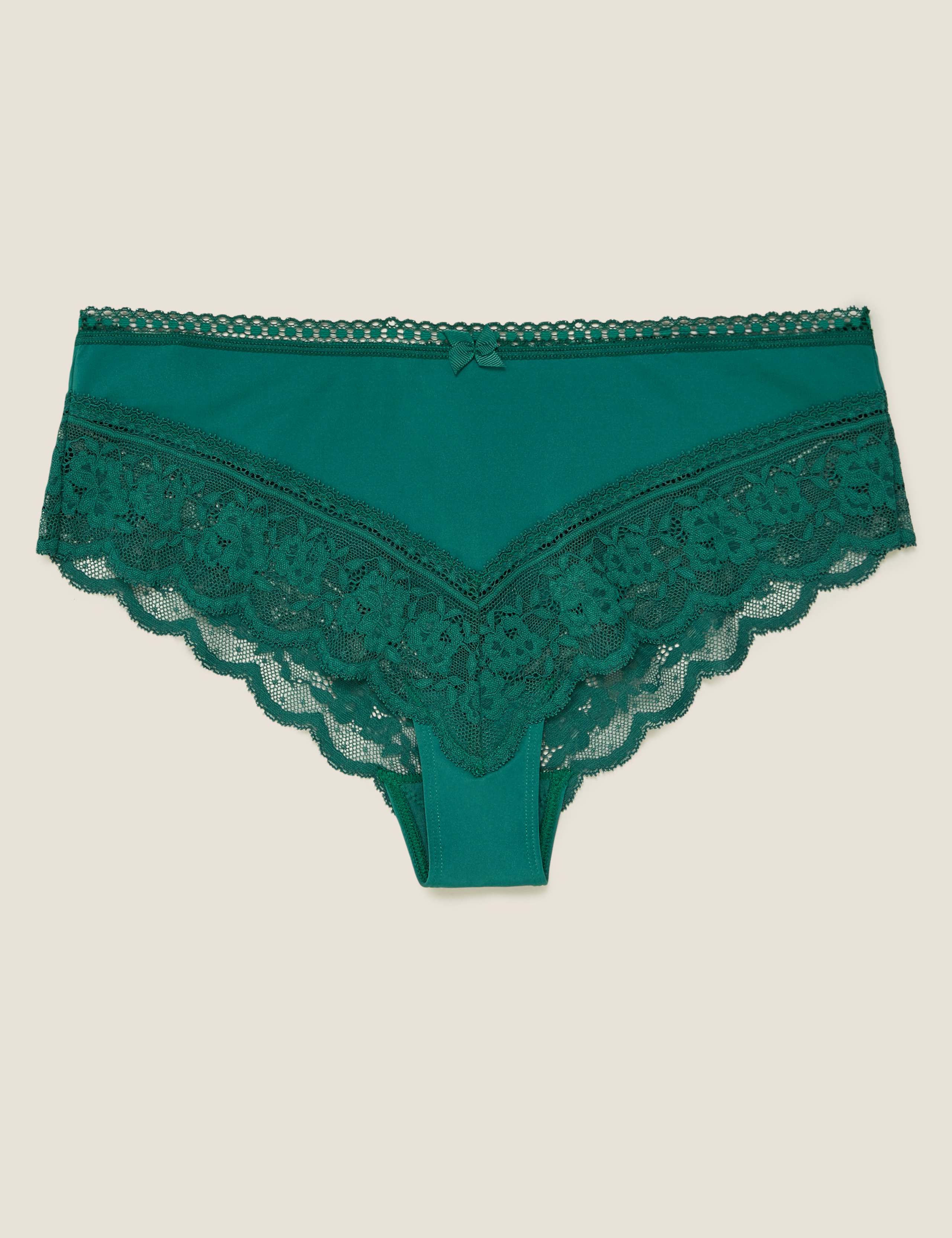 Lace Trim Brazilian Knickers 1 of 4