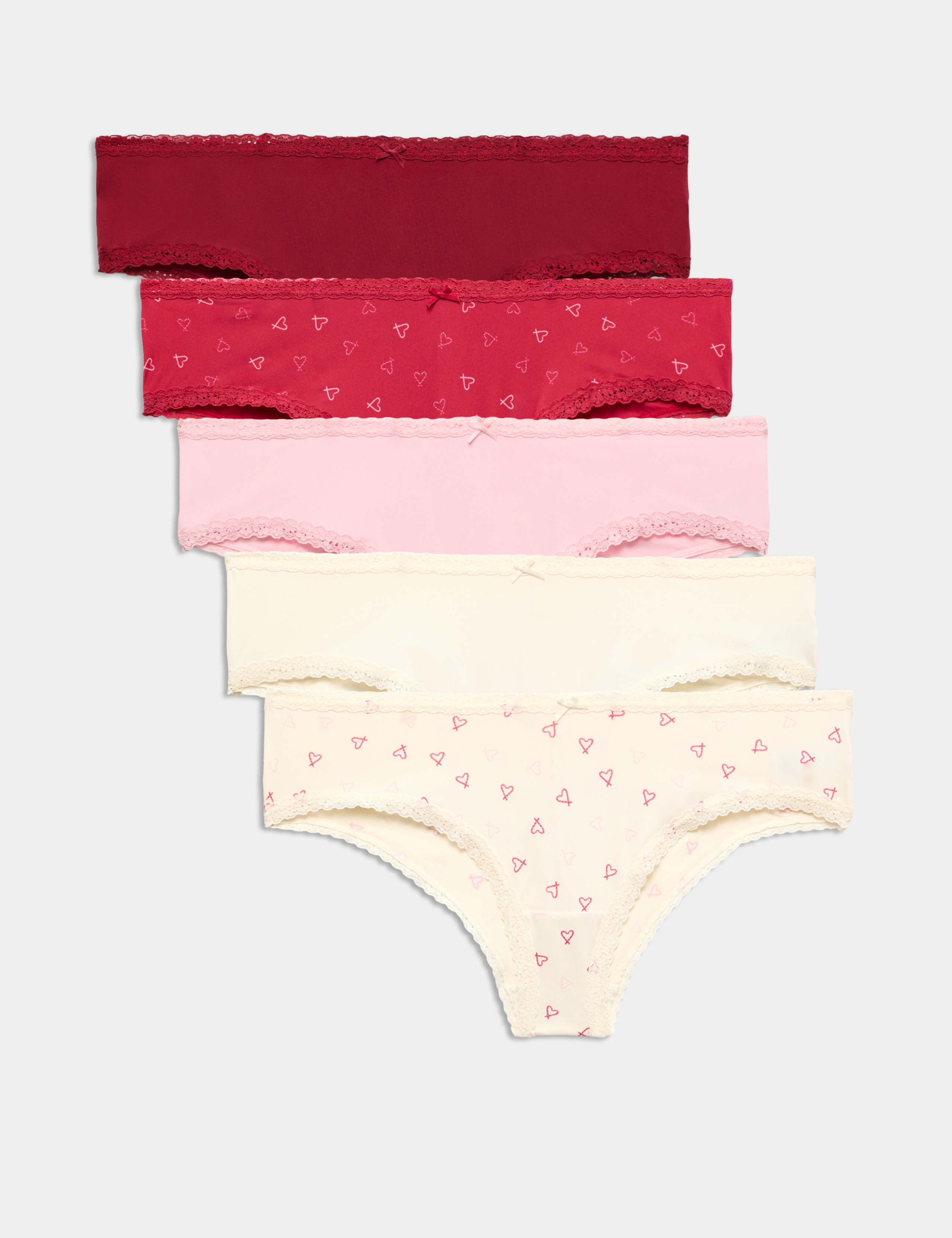 5pk Low Rise Hipster Knickers 1 of 5